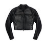 Women's Fitted Café Racer Leather Jacket