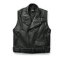 Men's Bar & Shield Classic Leather Vest