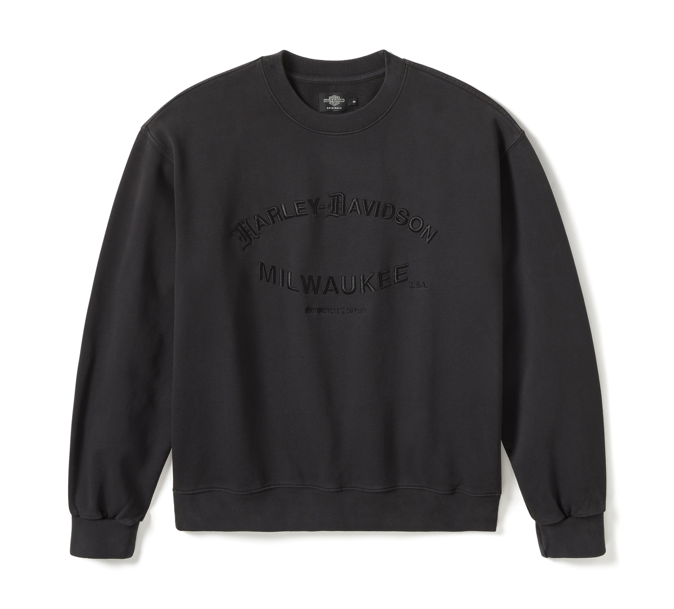 Harley davidson crew neck sweatshirt on sale