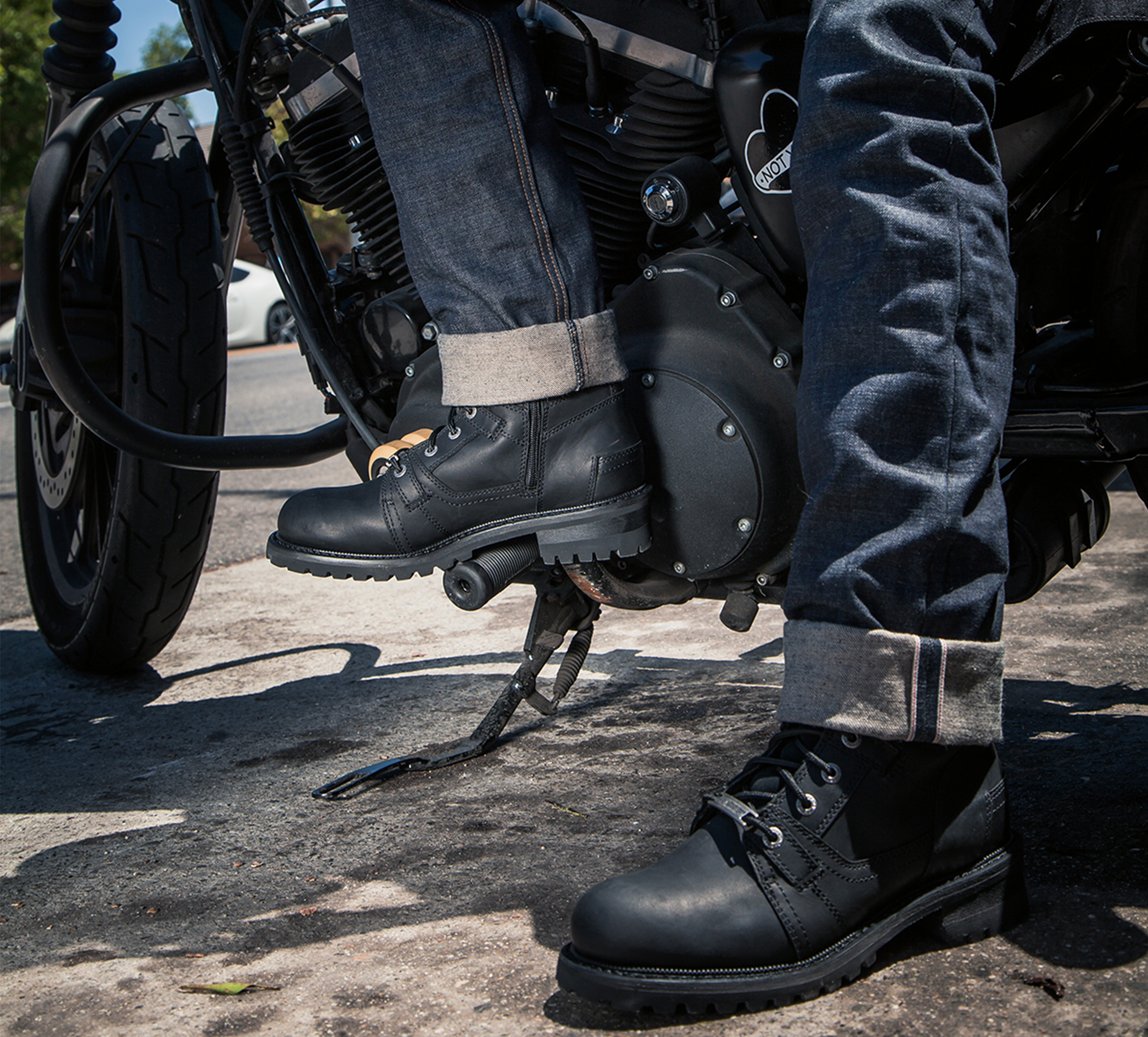 Haines Performance Boots para hombre Black Harley Davidson LATM