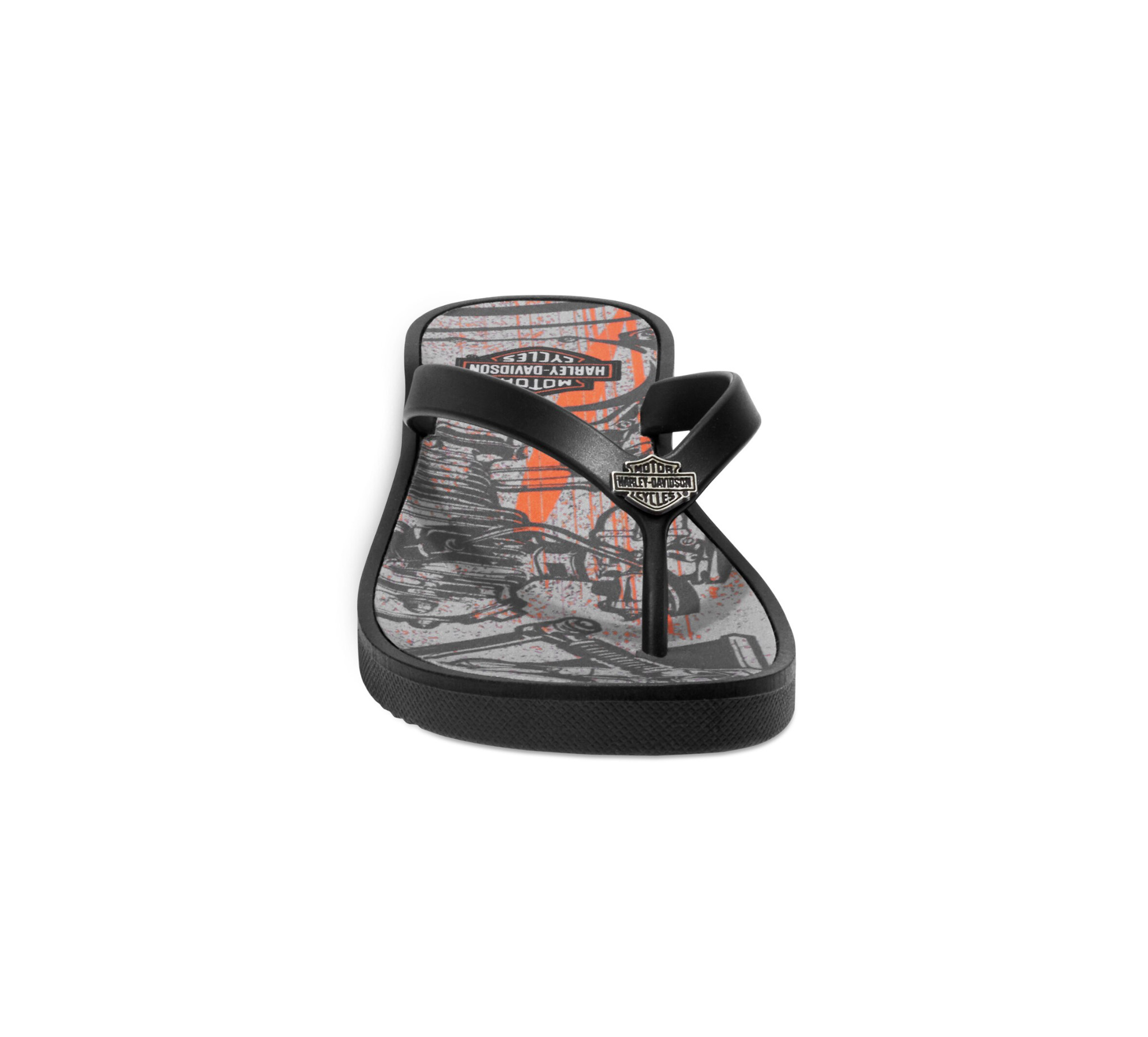 Harley davidson best sale flip flops mens