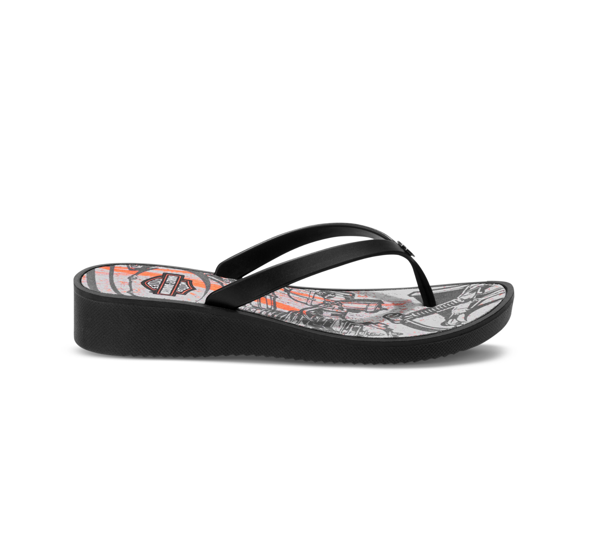 Harley davidson clearance flip flops womens