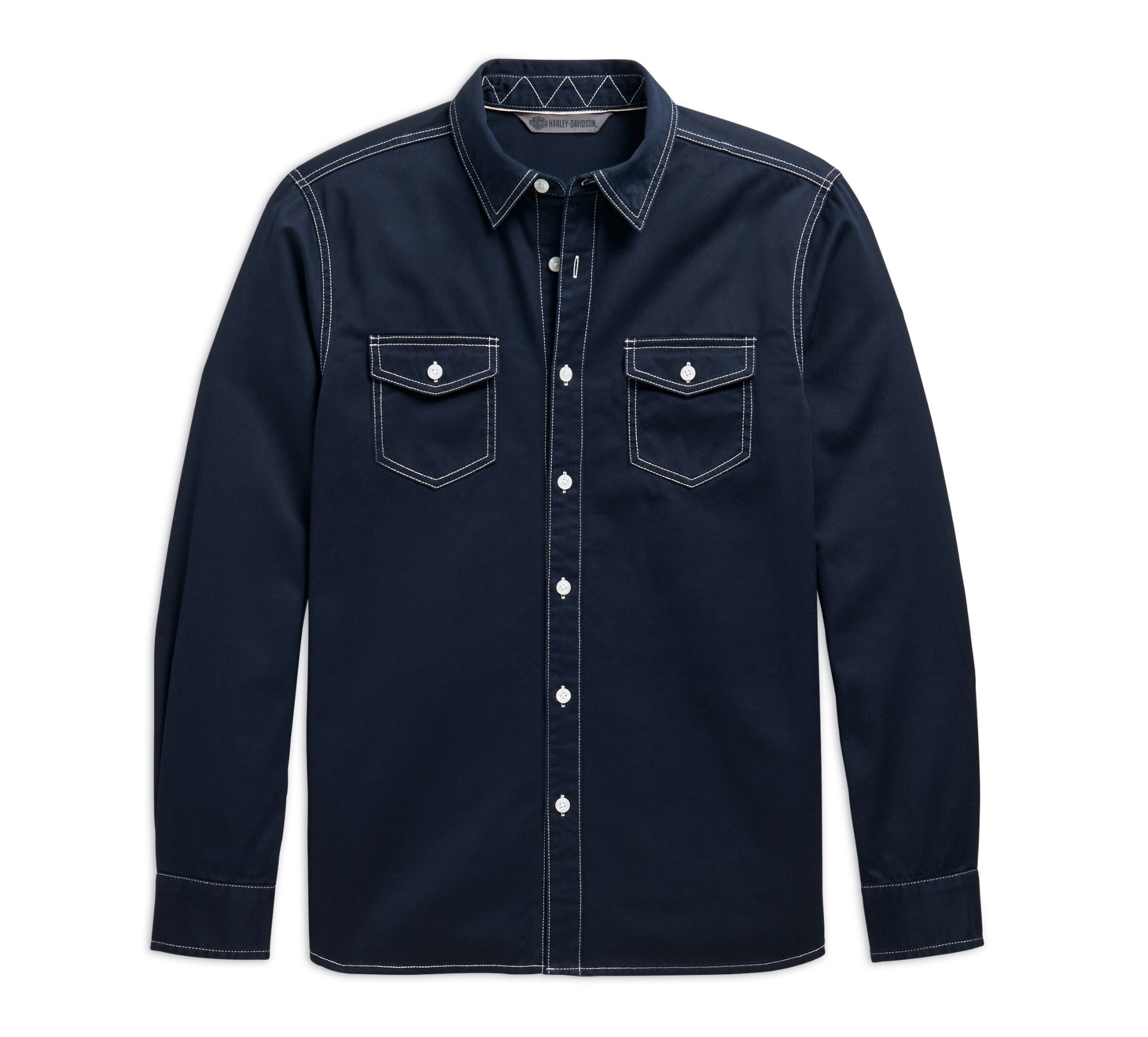Download Men's Graphic Cotton Slim Fit Shirt - 98667-20VM | Harley ...