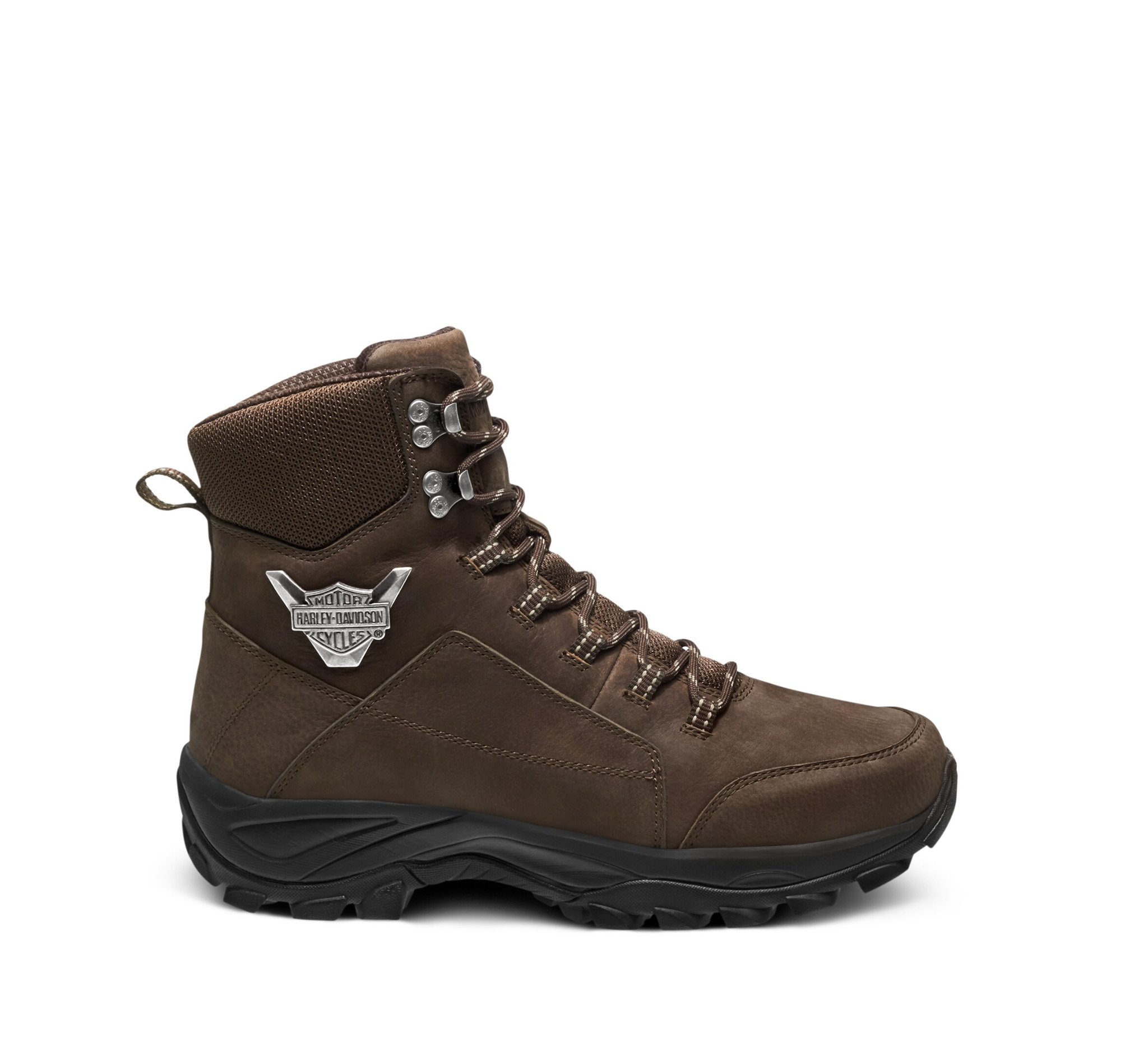 mens brown harley boots