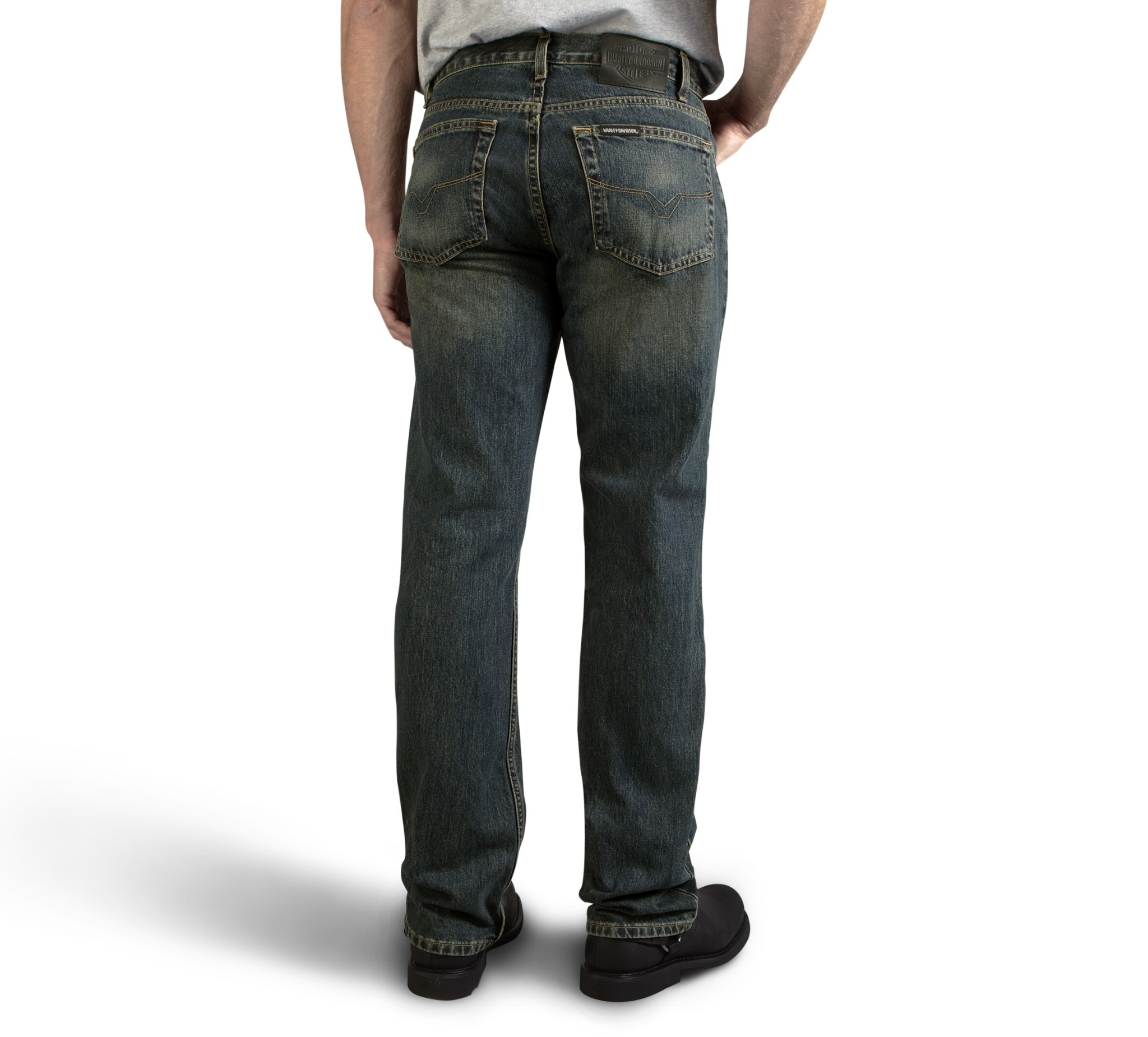 Men's Classic Bootcut Jeans - Washed Blue | Harley-Davidson USA