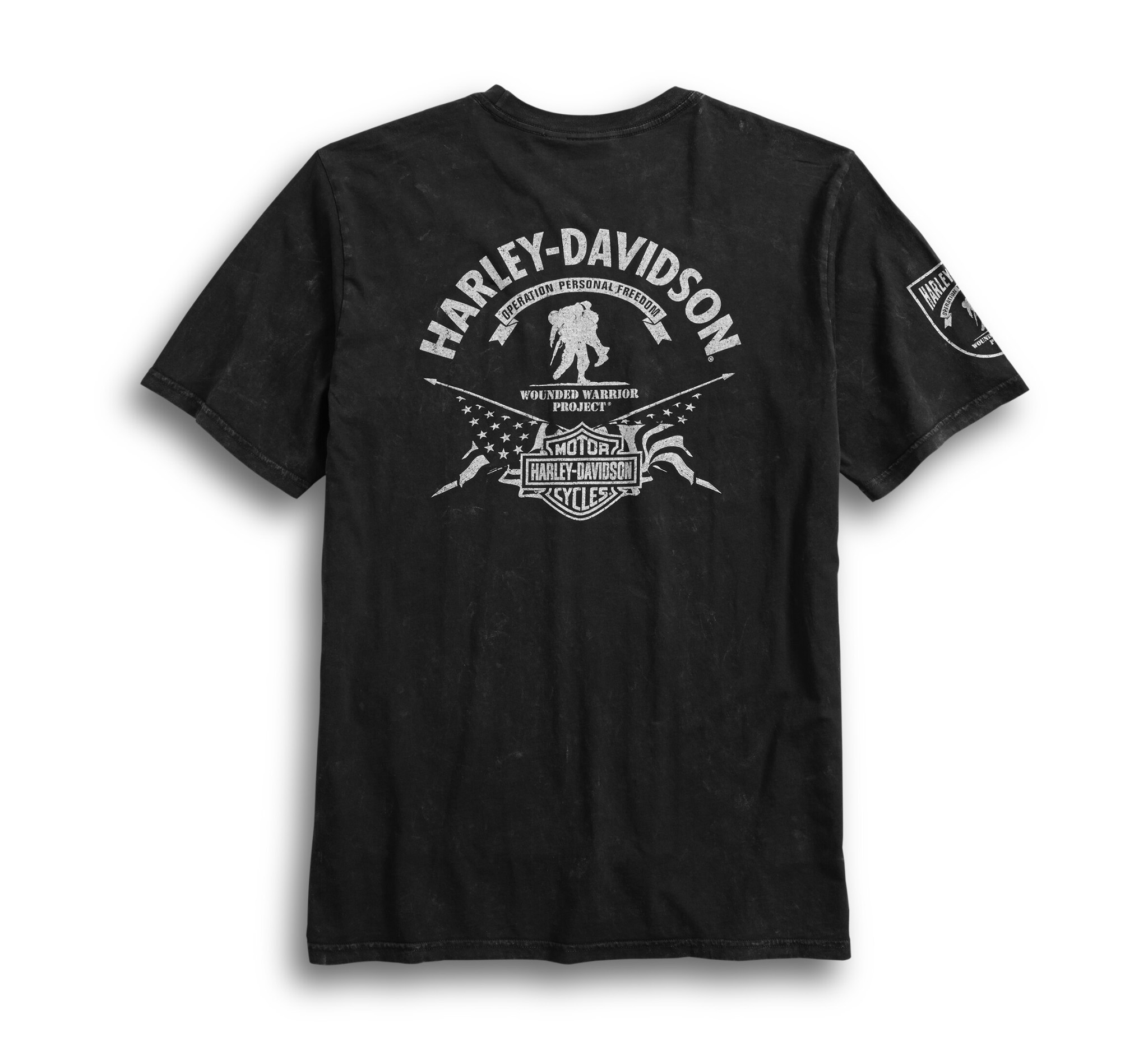 Men's Harley-Davidson Wounded Warrior Project Stars & Stripes Tee 