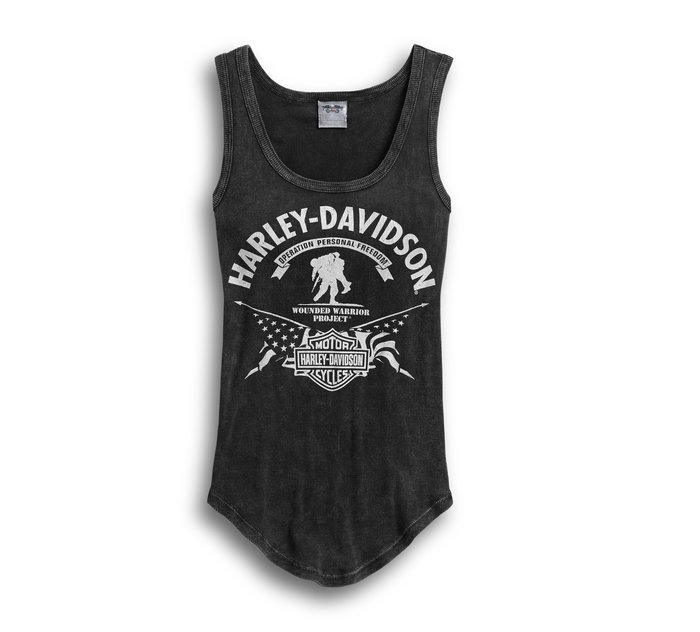 Women's Harley-Davidson Wounded Warrior Project Stars & Stripes Tank 1