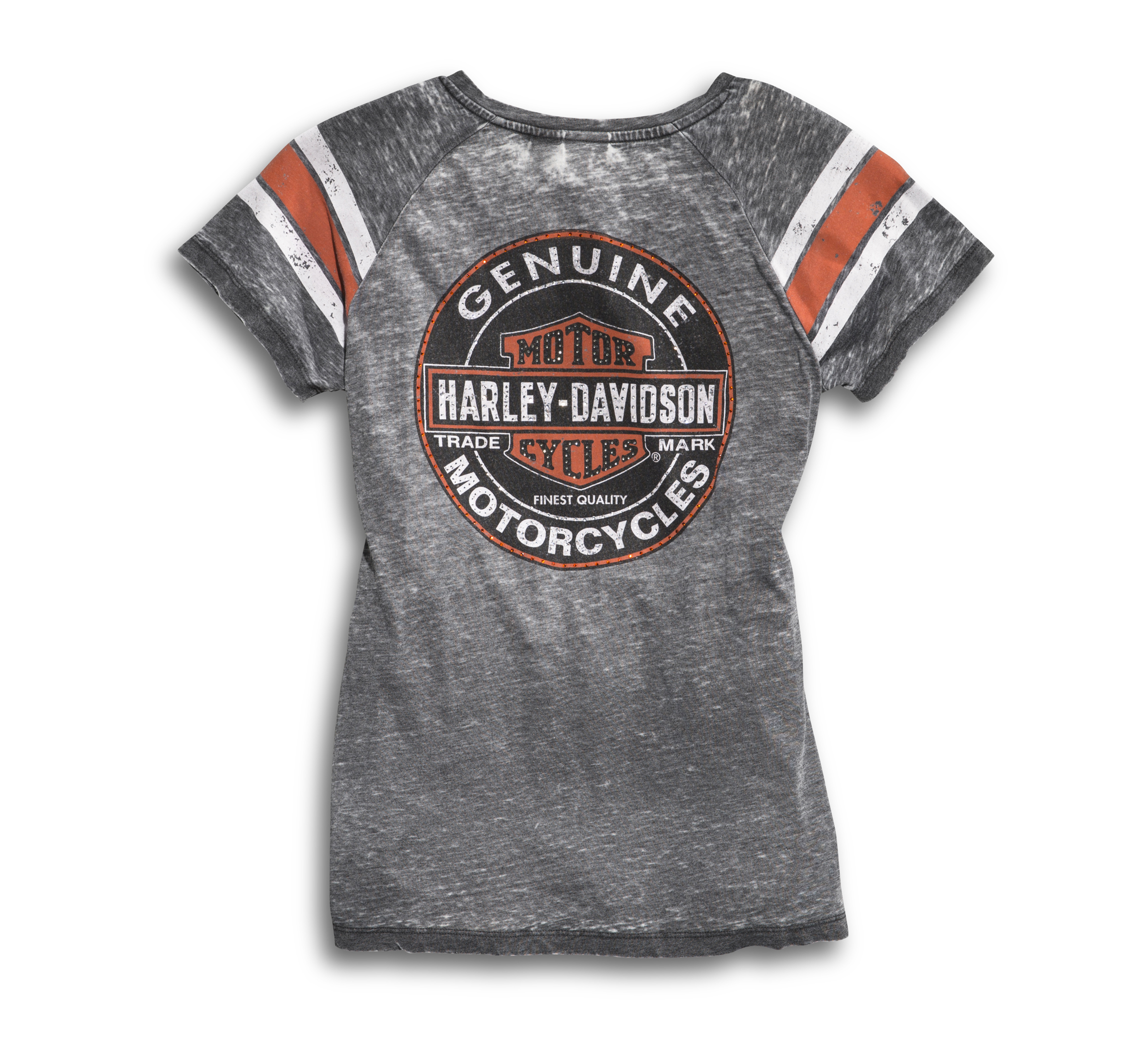 Women s Genuine Oil Can Burnout Tee Harley Davidson ME