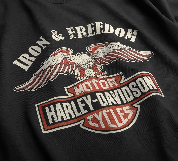Tee-shirt Iron & Freedom Harley-Davidson homme - Motorcycles Legend shop