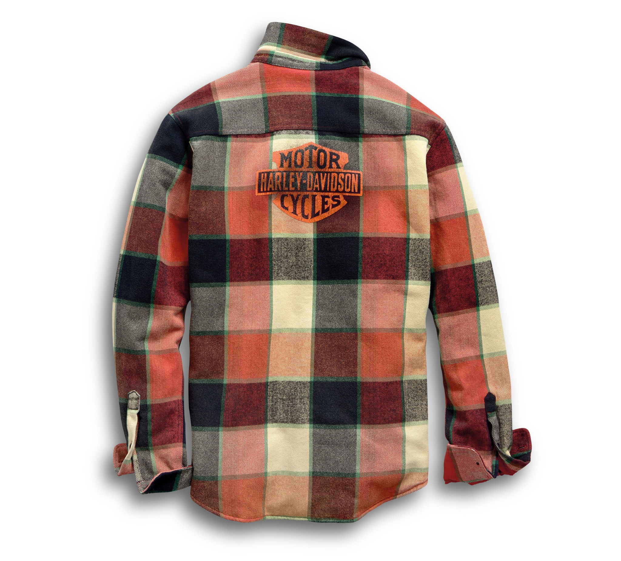 harley davidson flannel lined jacket