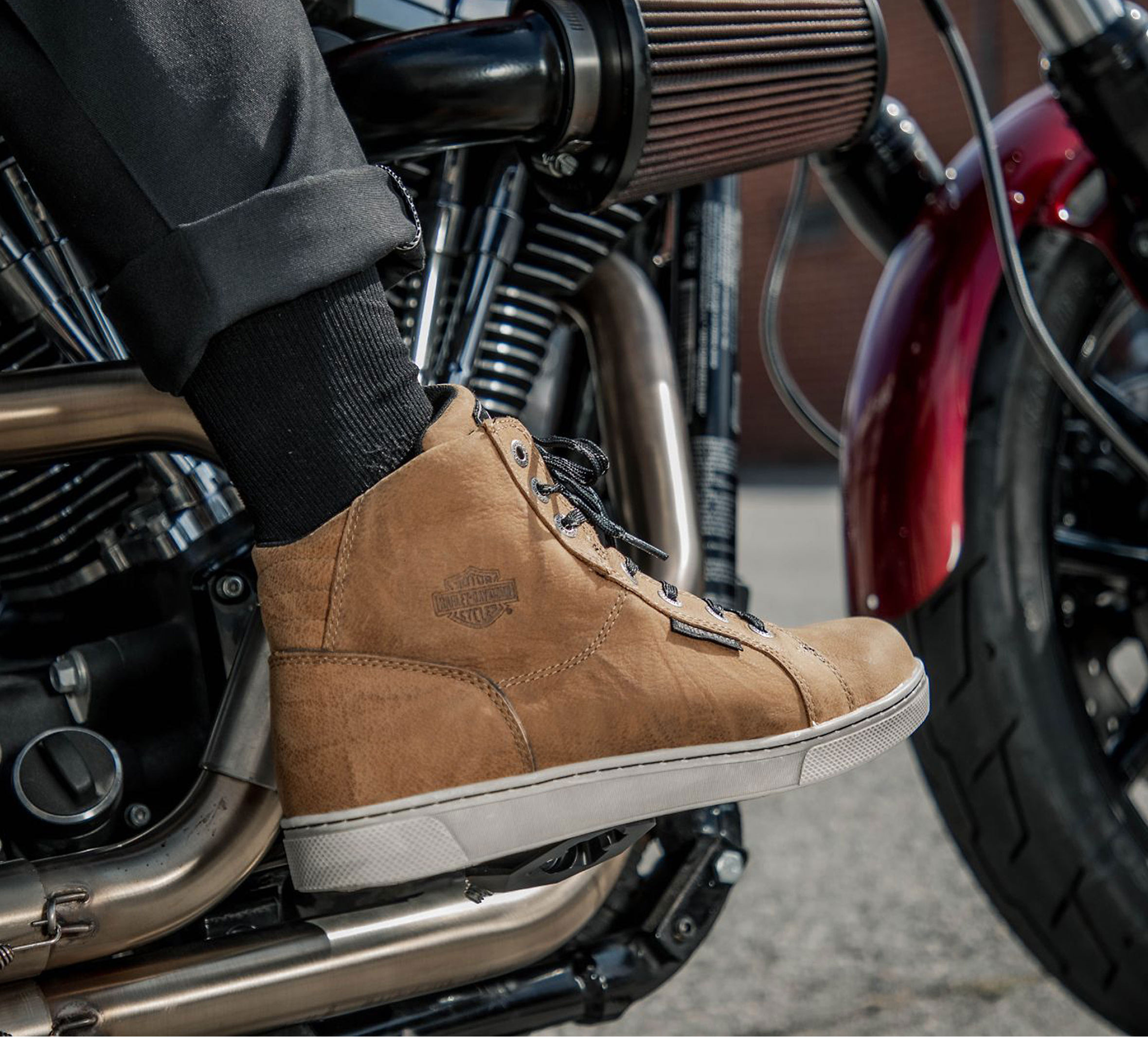 Men's Waterproof Bateman Riding Shoes - Brown | Harley-Davidson USA