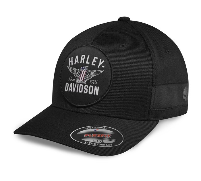Harley-Davidson Cap | USA Winged Fit Stretch Logo