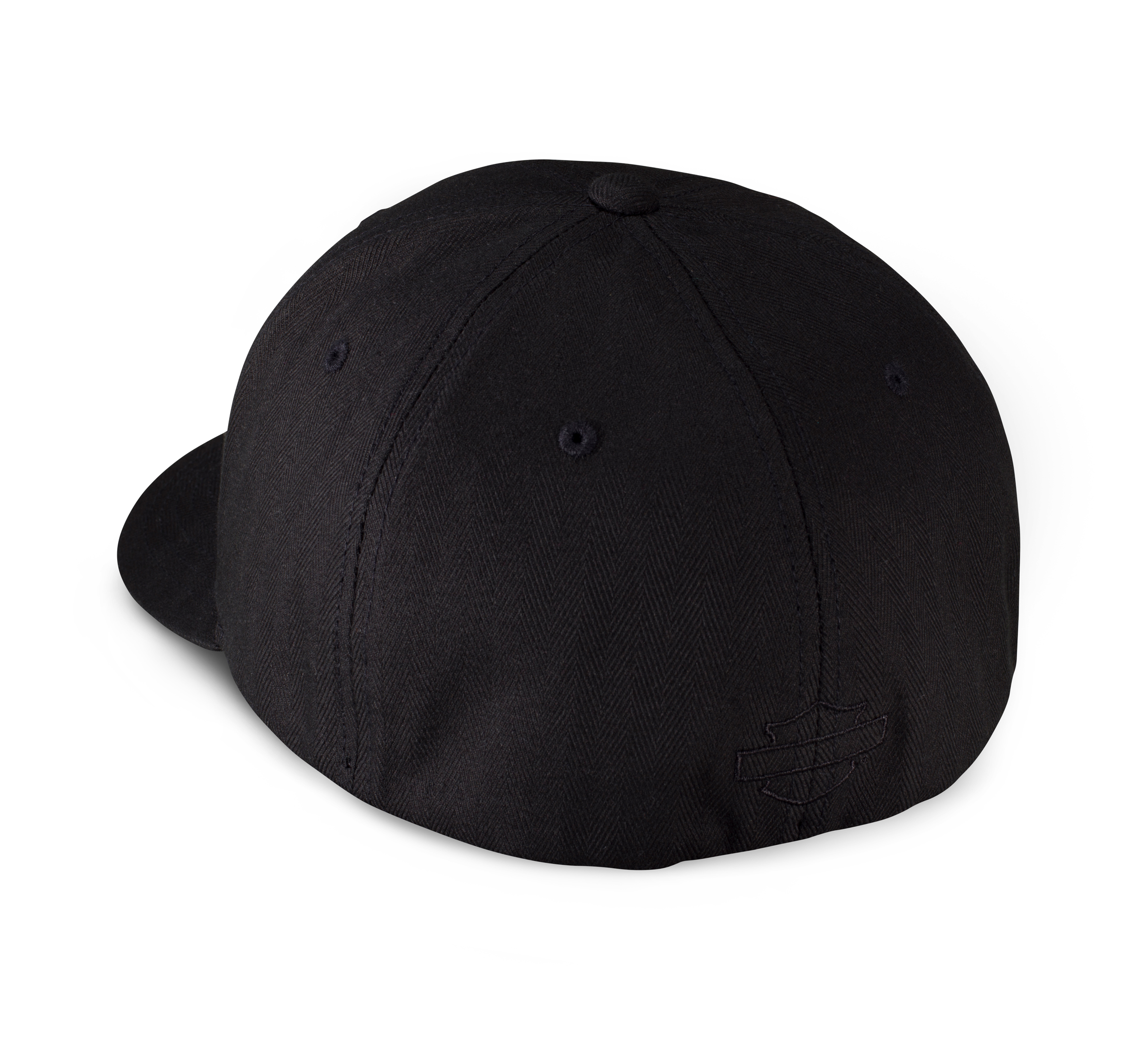 Men s Rubber Skull Patch Stretch Cap