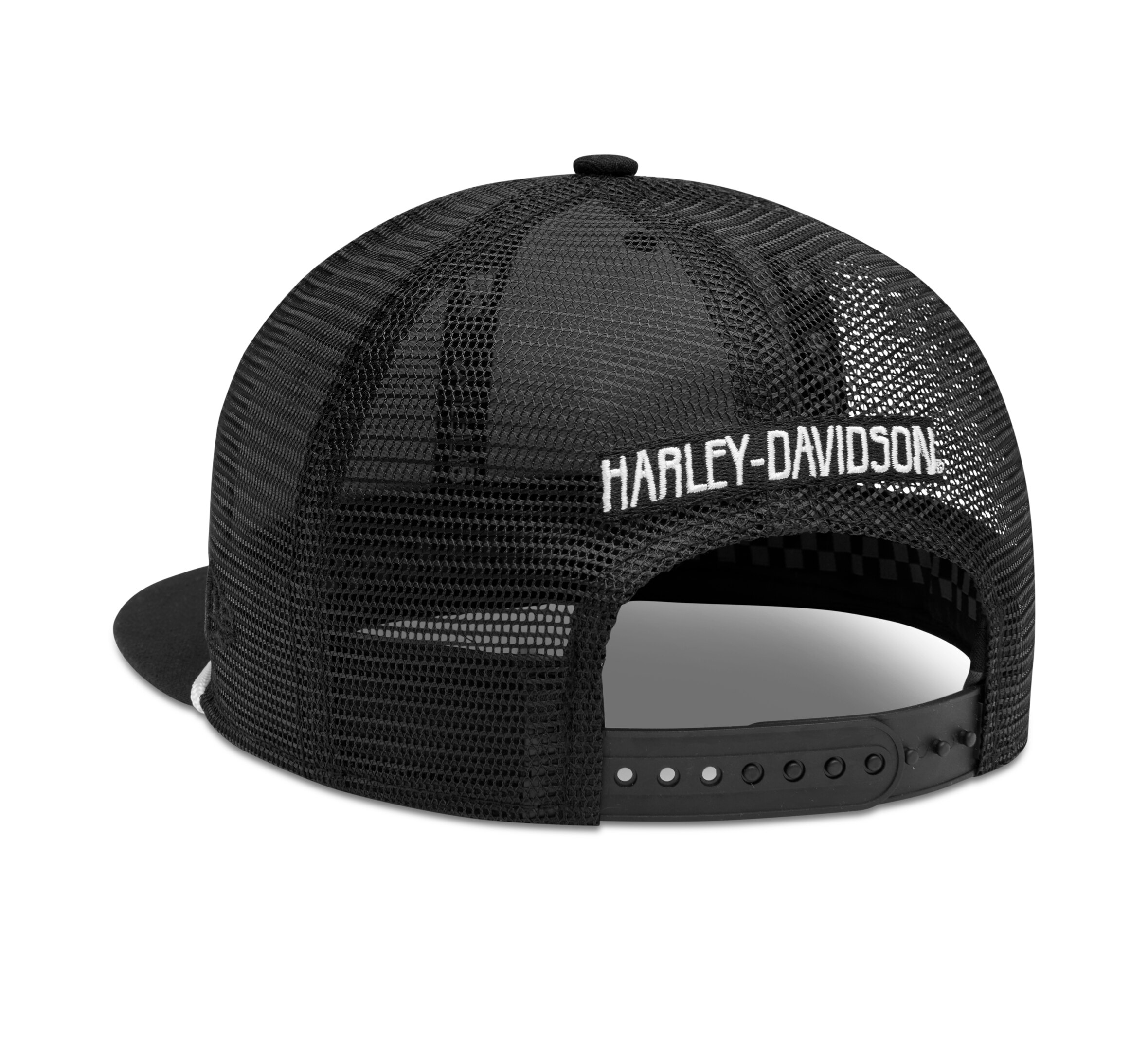 white harley hat