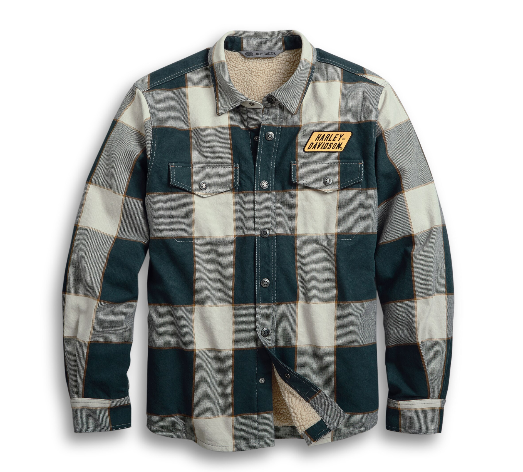 Men's Sherpa Lined Shirt Jacket | Harley-Davidson USA