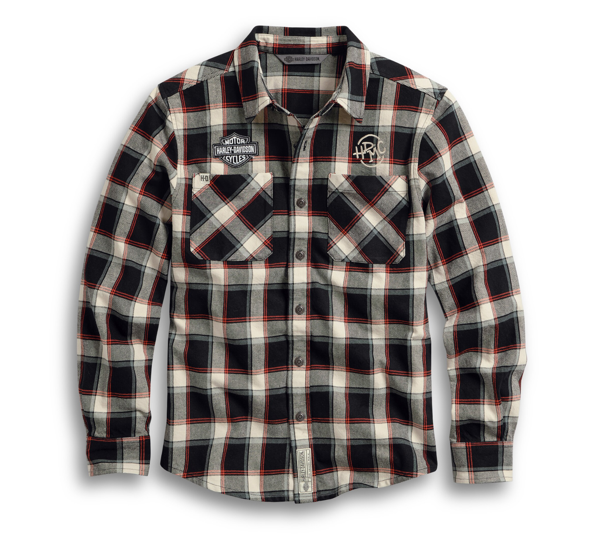 Mens Plaid Shirt 96106 20vm Harley Davidson Usa 