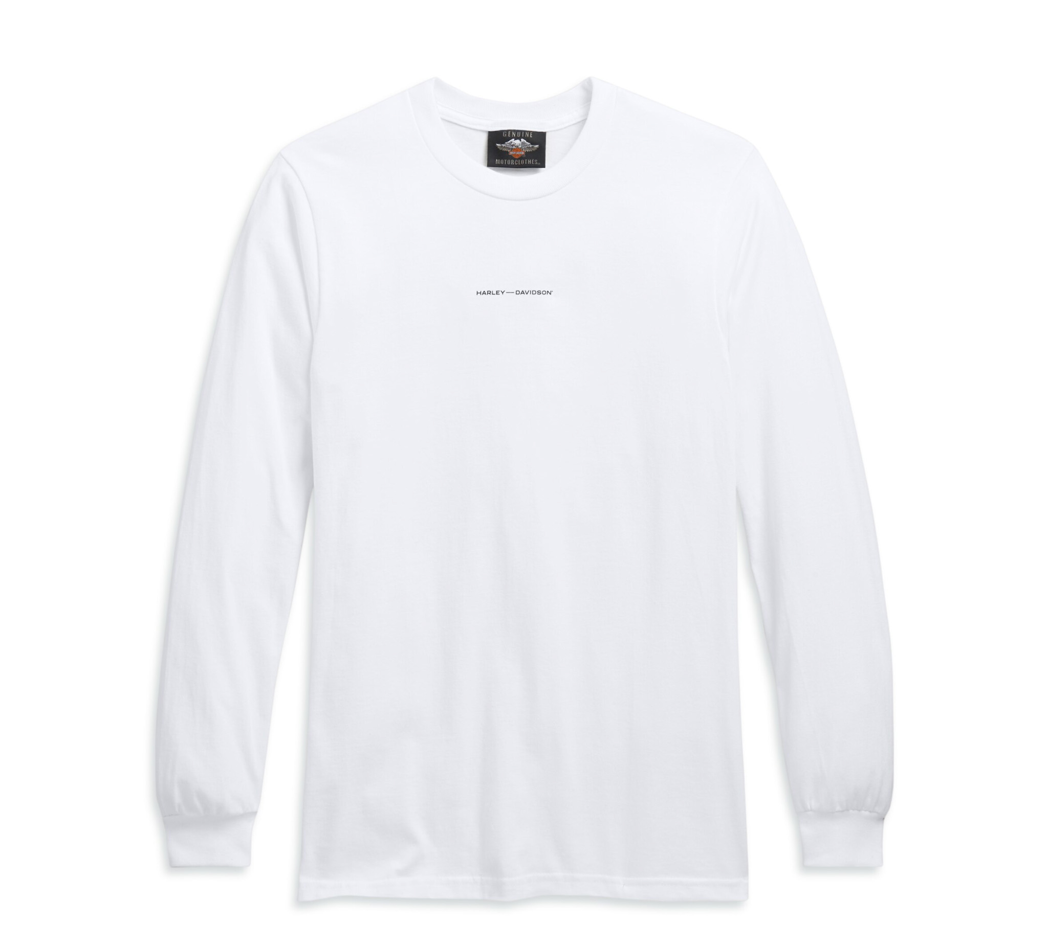 Men's Hyphen Harley-Davidson Long Sleeve Tee - White | Harley-Davidson USA