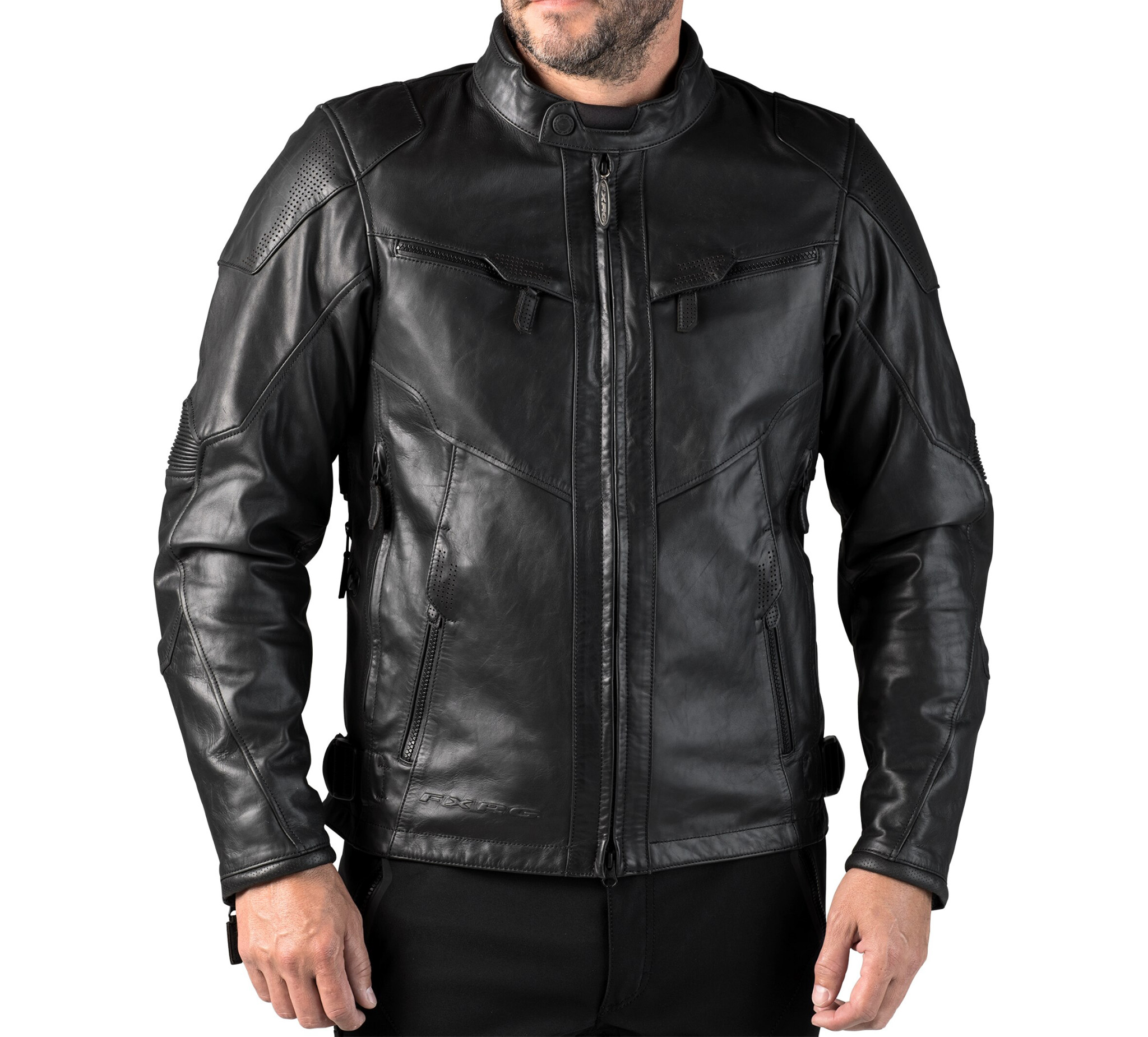 Harley Davidson FXRG Leather Motorcycle Jacket, Black, X-Large Size XL -  $479 - From Shop