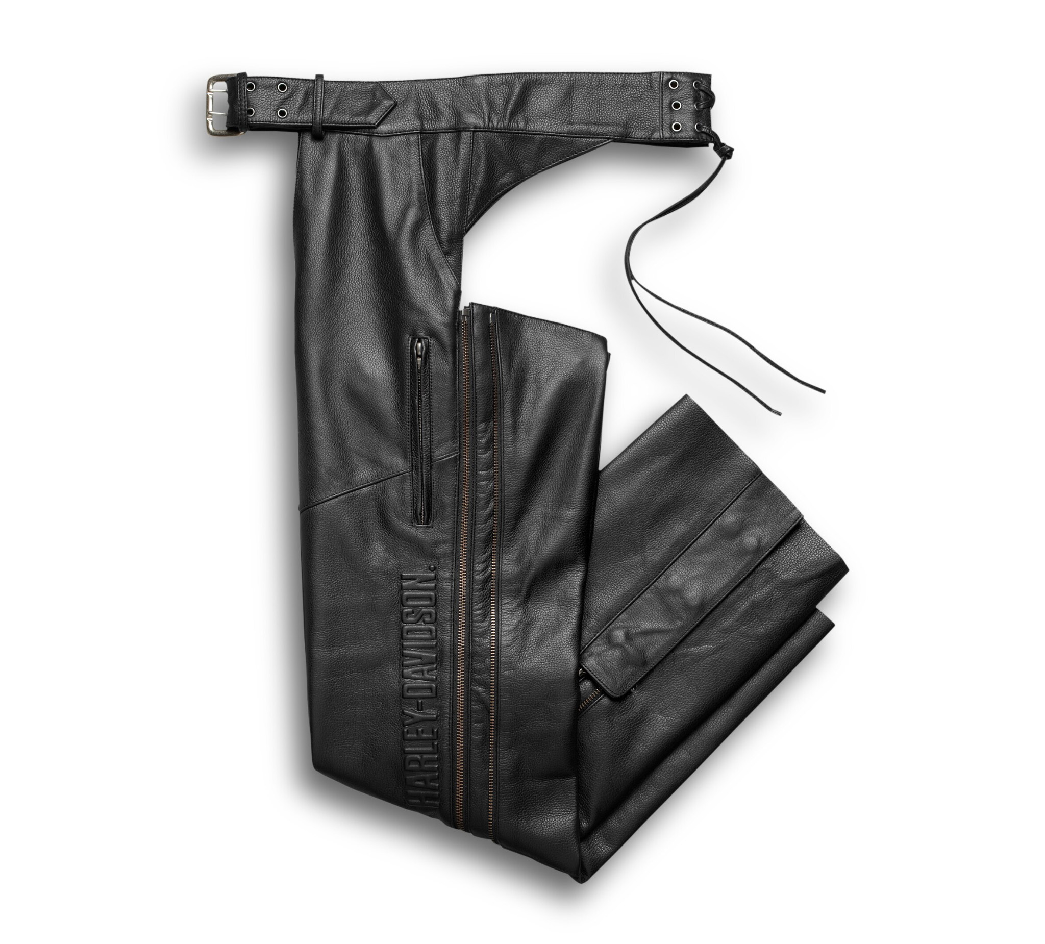 Harley Davidson Leather Pants Size 14 Black Leather Pants L Large -   Australia