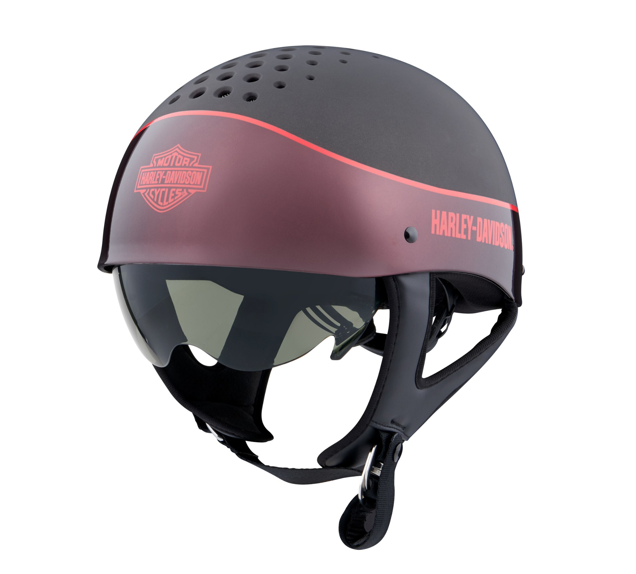 half helmet red