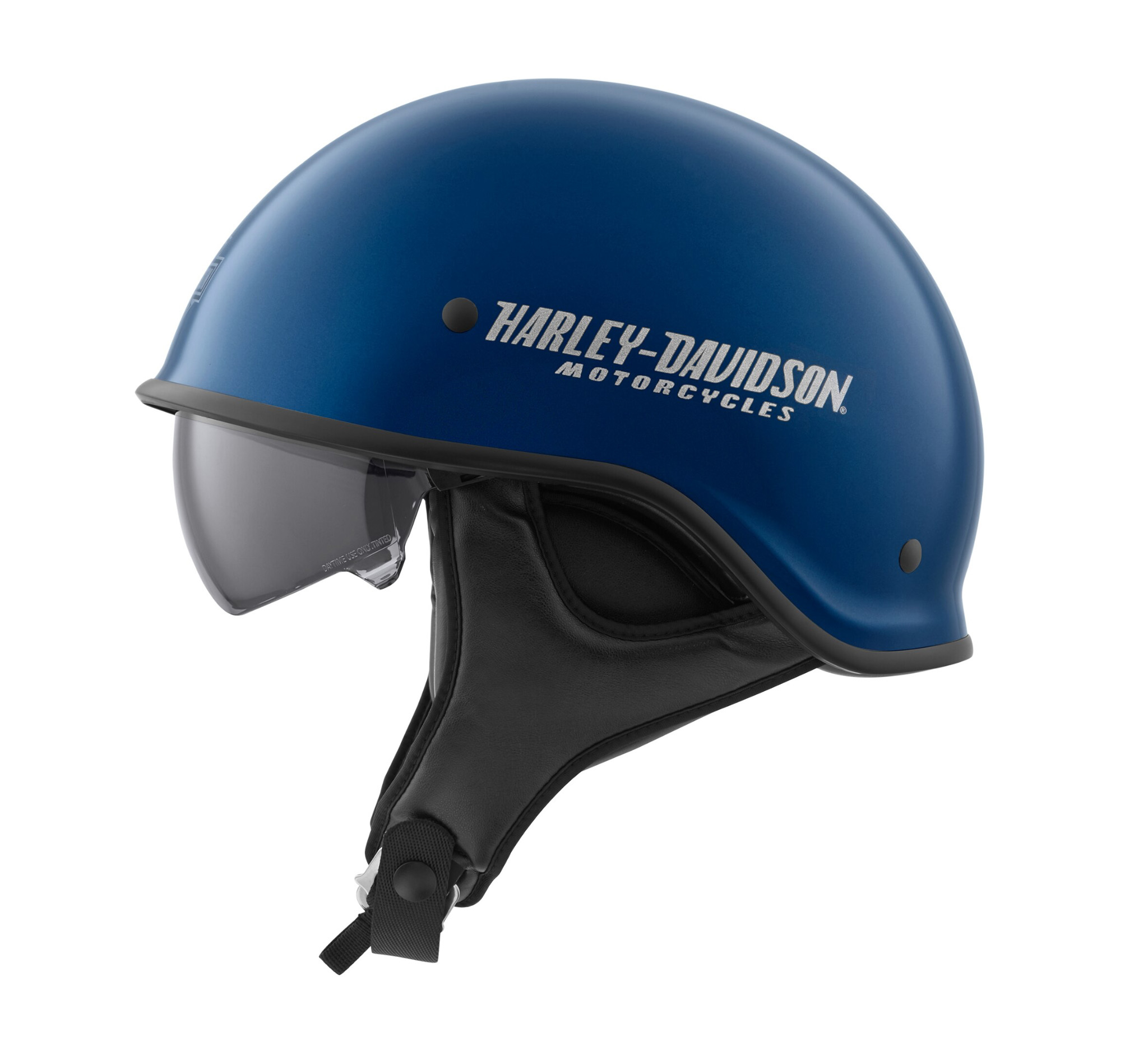 blue harley davidson helmet