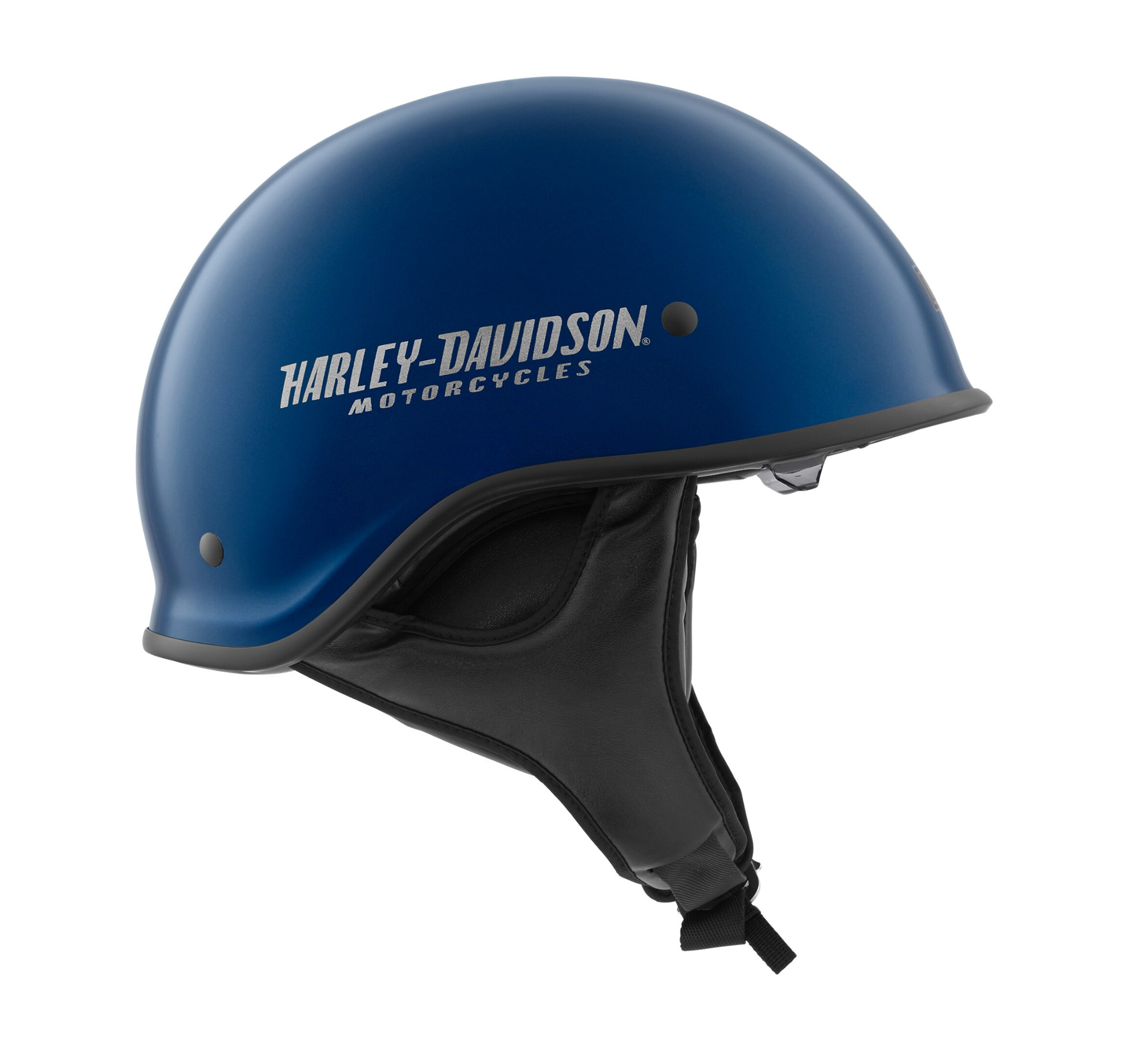 blue harley davidson helmet