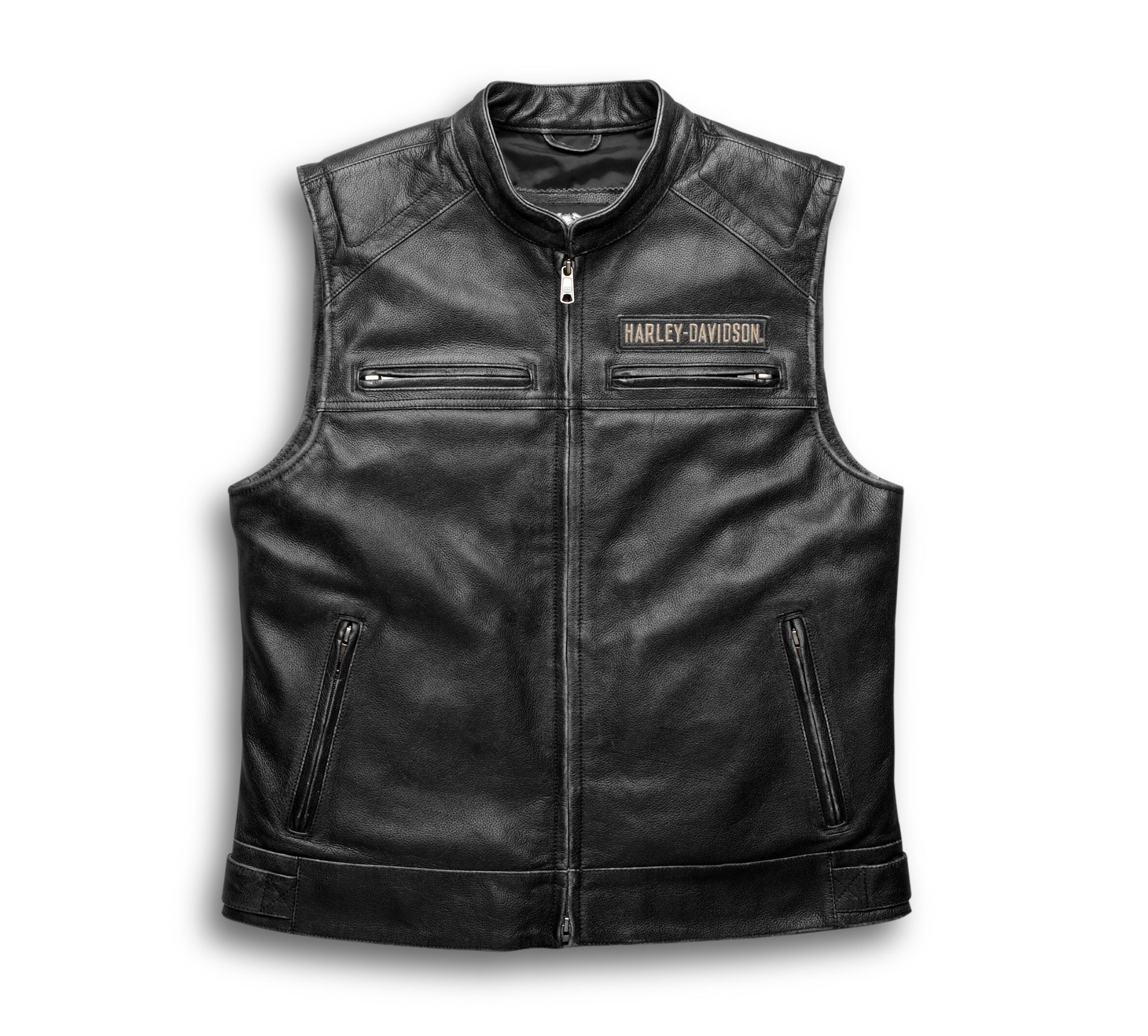 Steadfast Motorcycle Vest - Leather