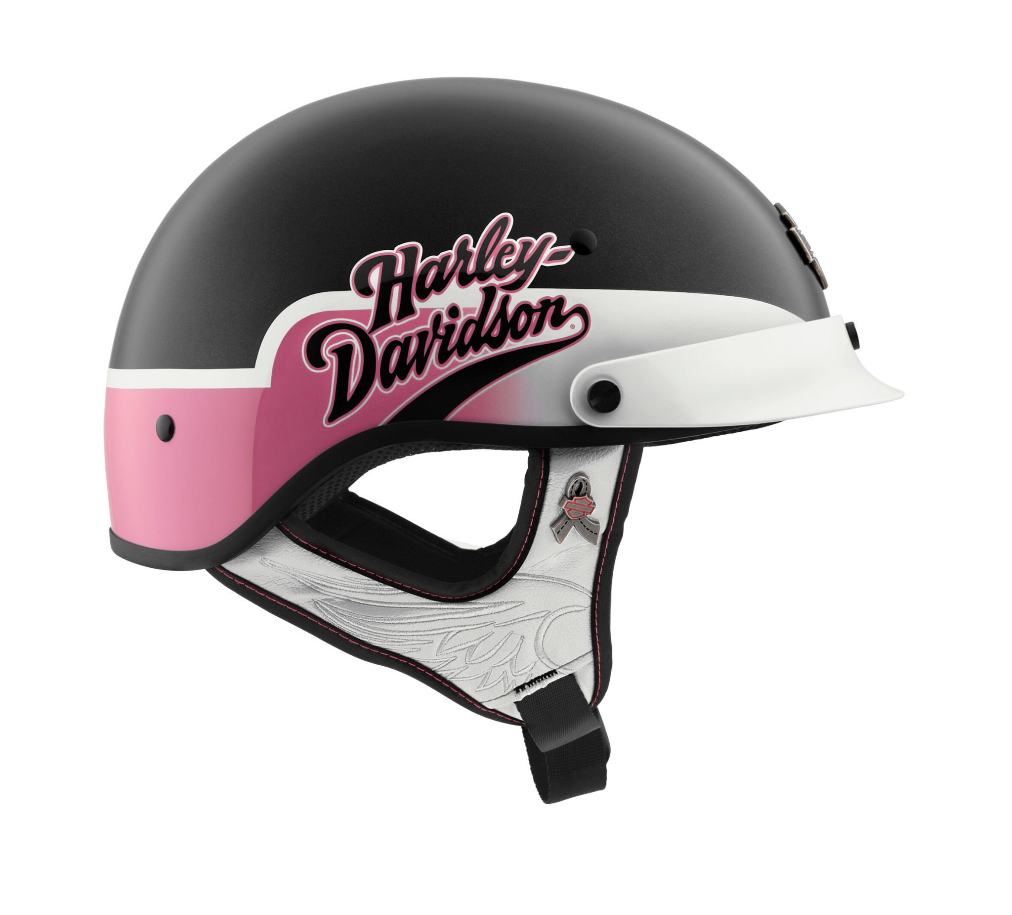 pink harley helmet