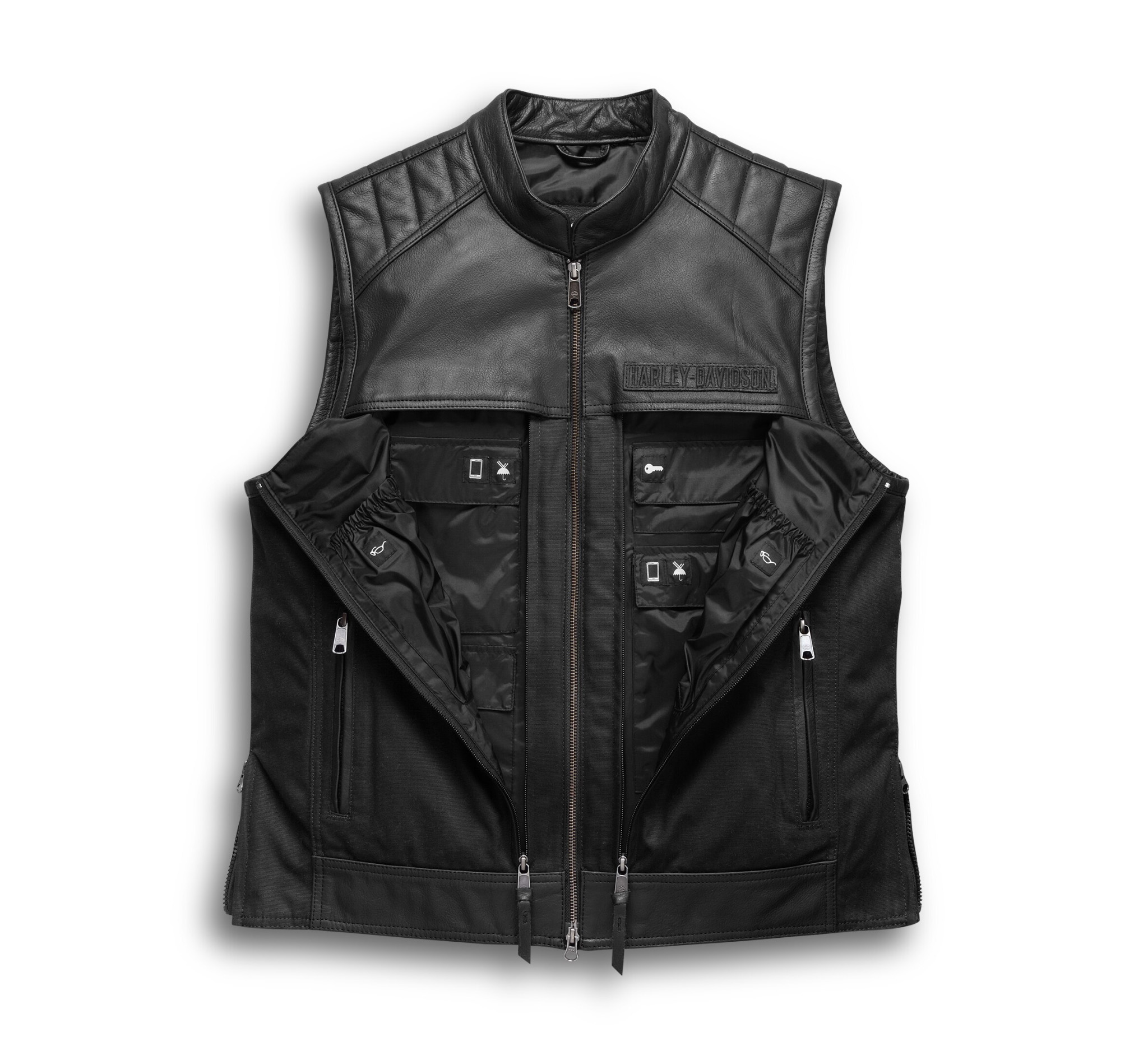 harley vest mens