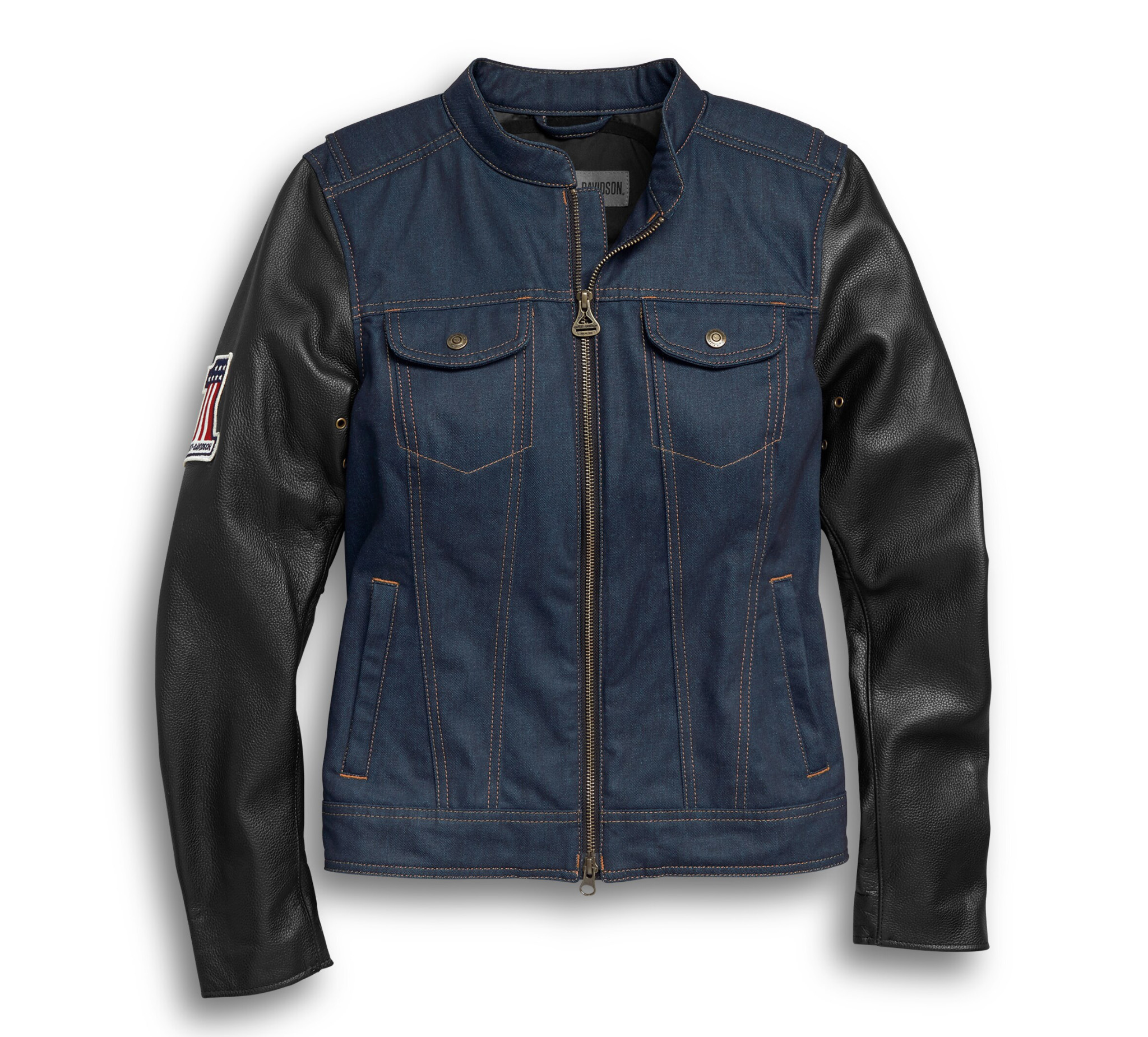 denim riding jacket