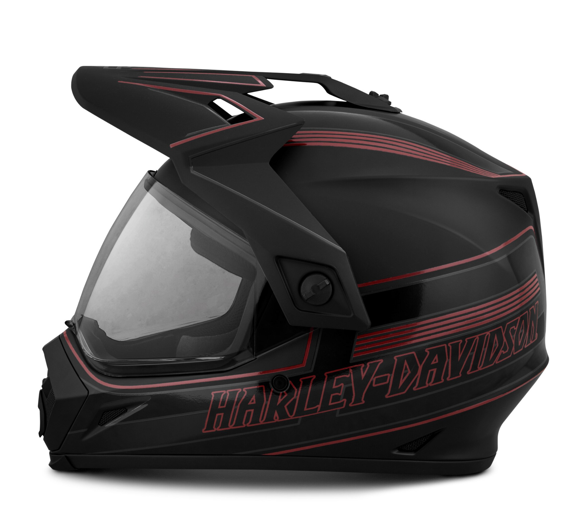 harley davidson matte black full face helmet