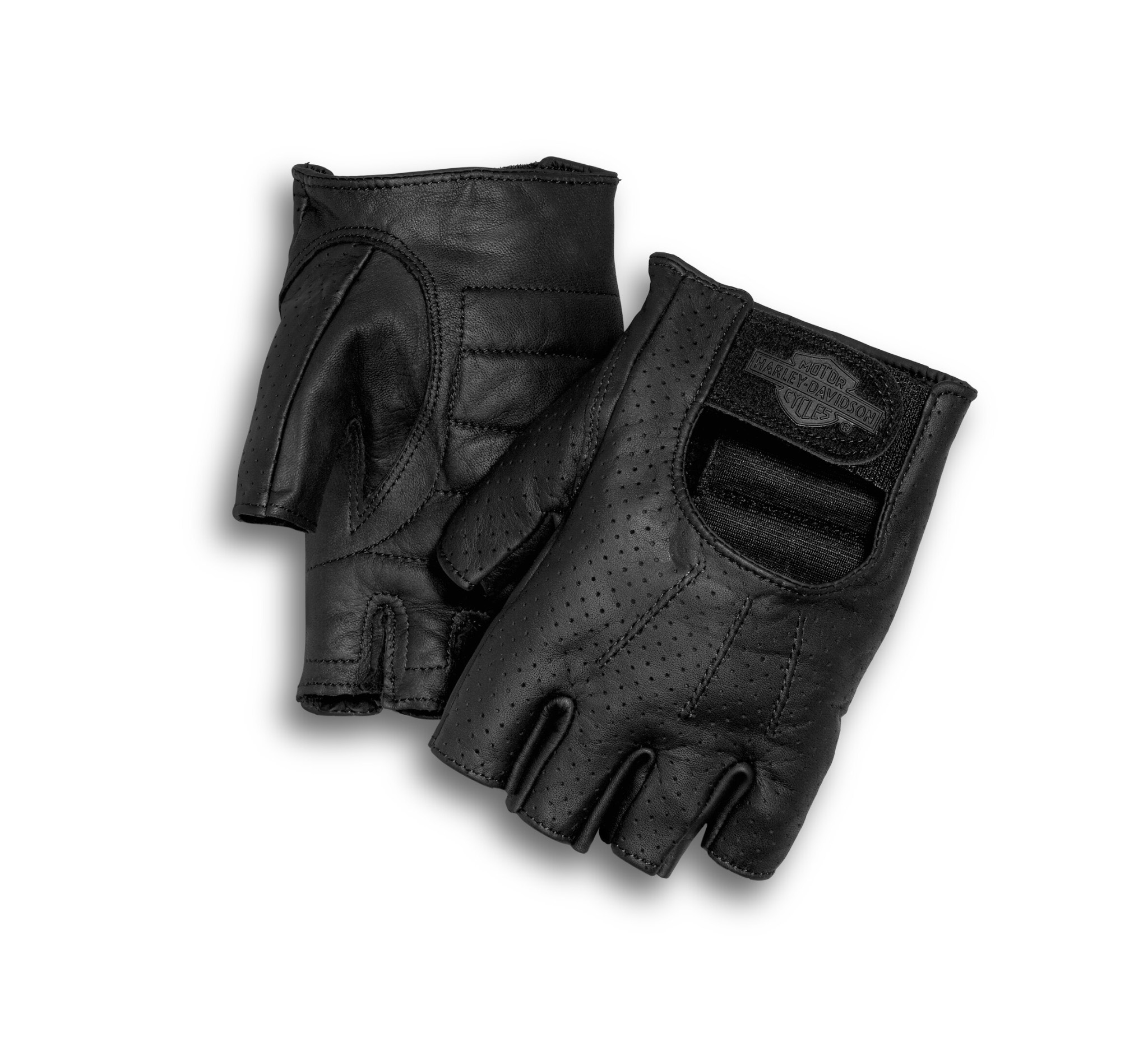 Women's Perforated Fingerless Glove - Chic and Functional