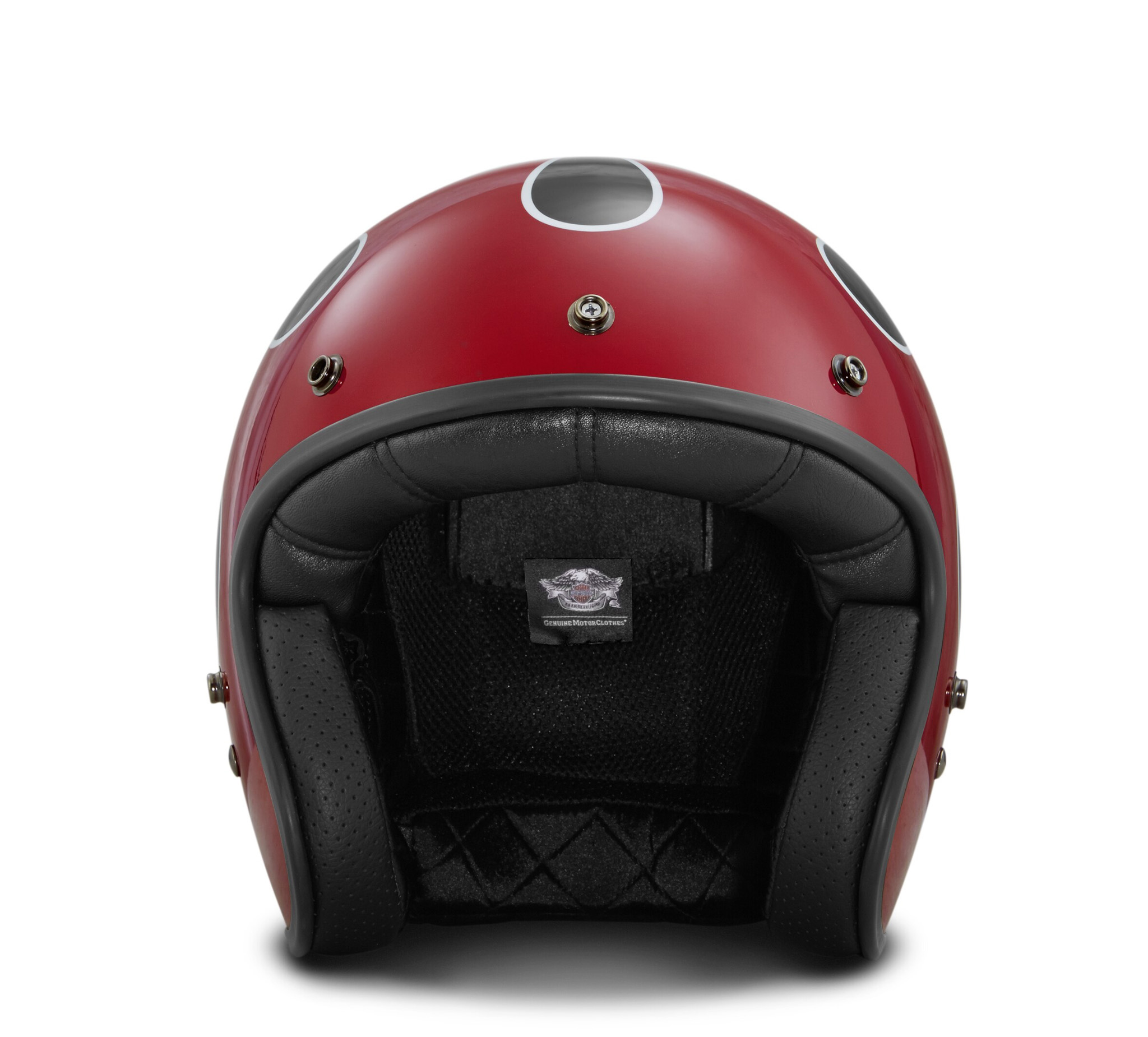 red harley helmet