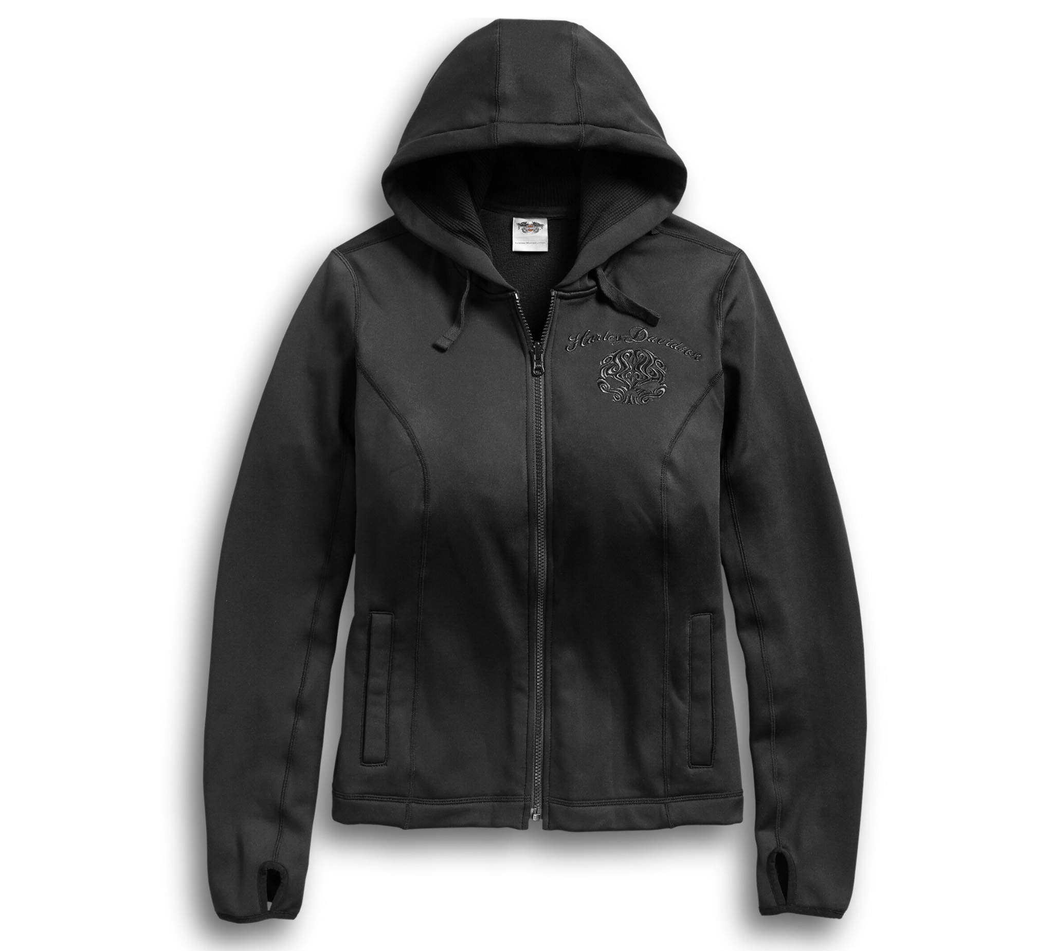 Harley davidson women's shop scroll skull jacket