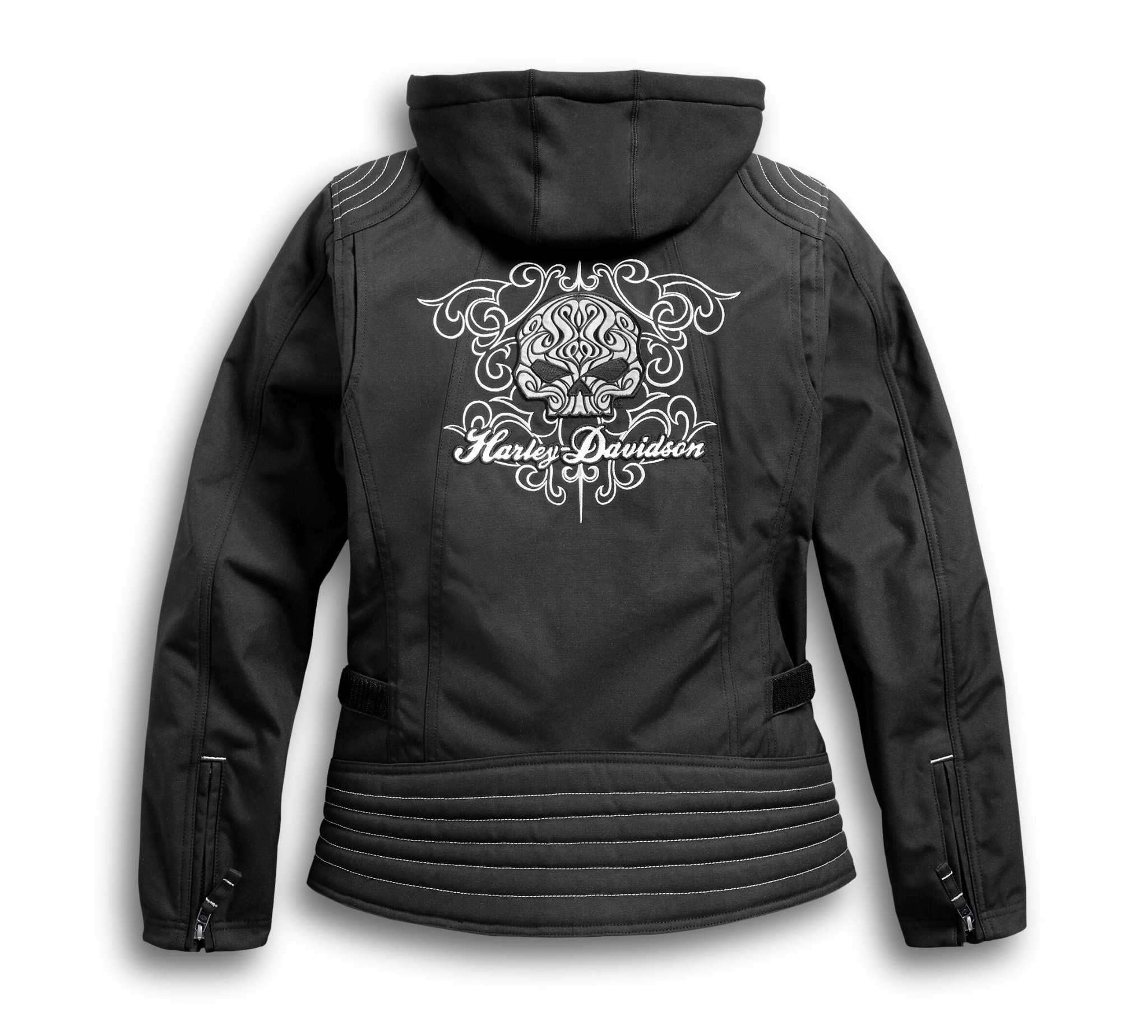 jacket with skull on back