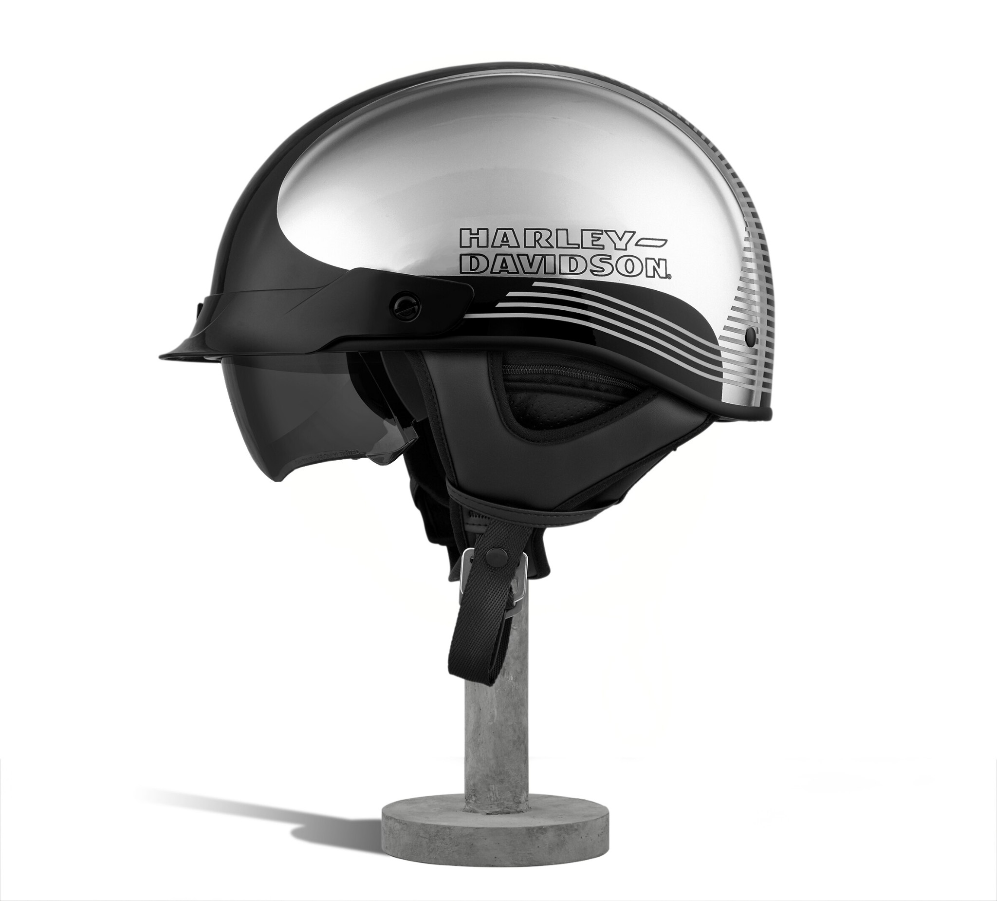 harley half helmet with visor