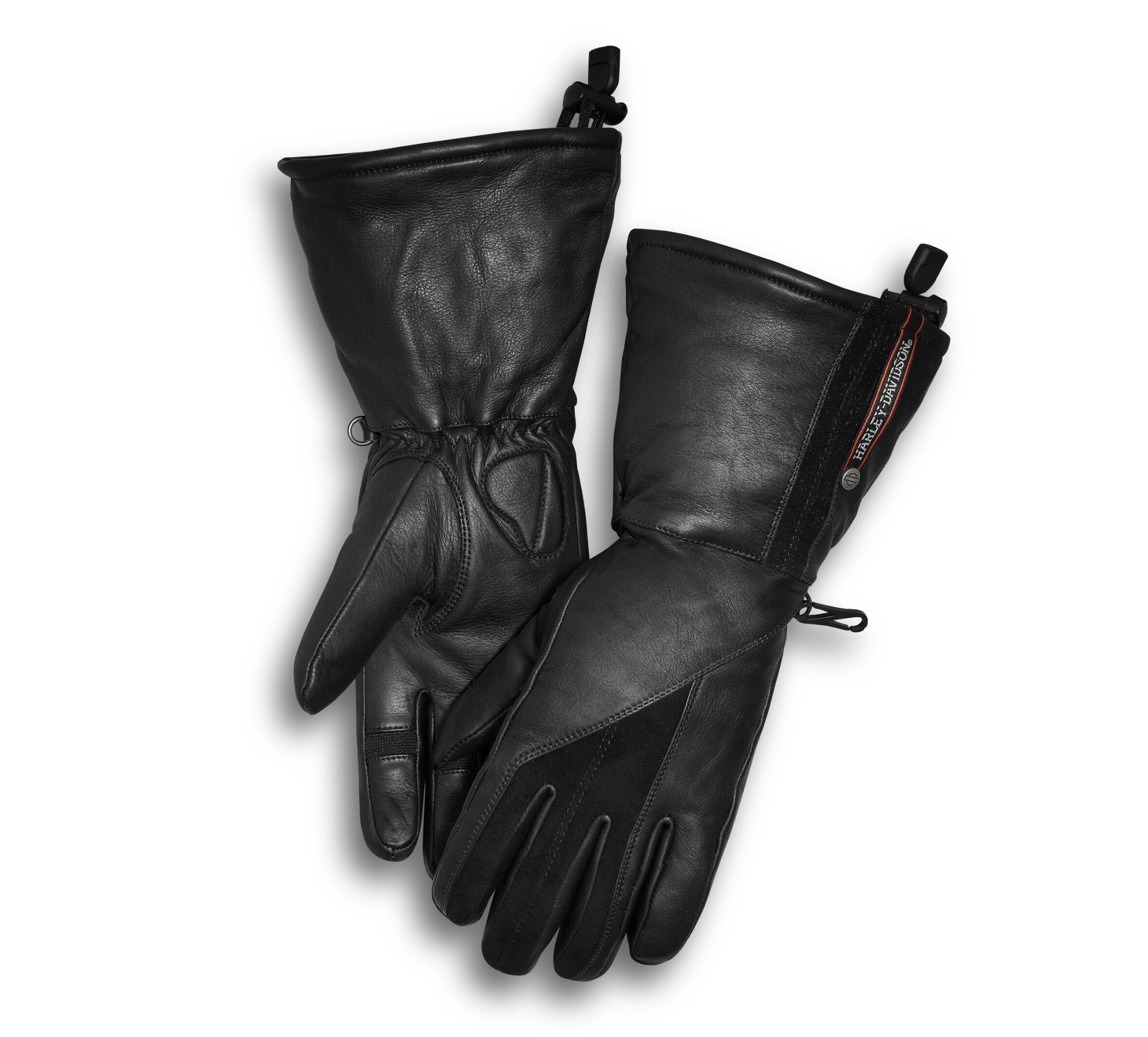 Womens Gage Leather Gauntlet Gloves Harley Davidson Usa