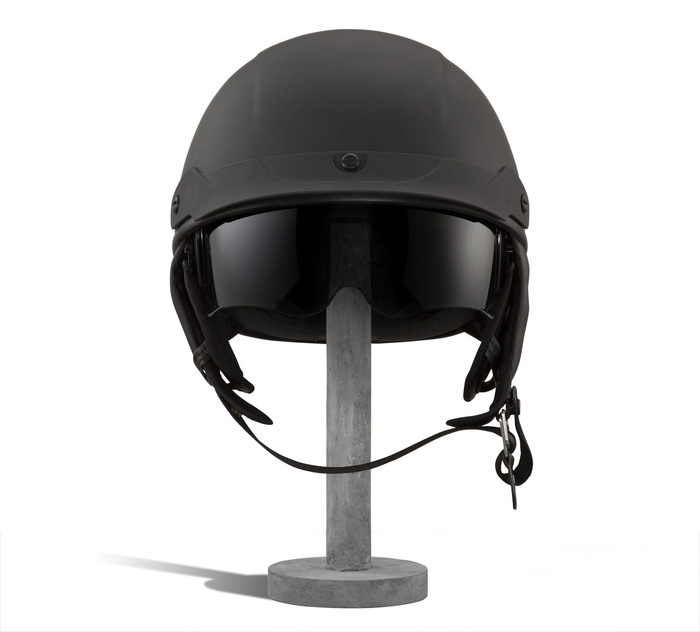Lucid Ultra-Light Sun Shield J03 Half Helmet - Matte Black 