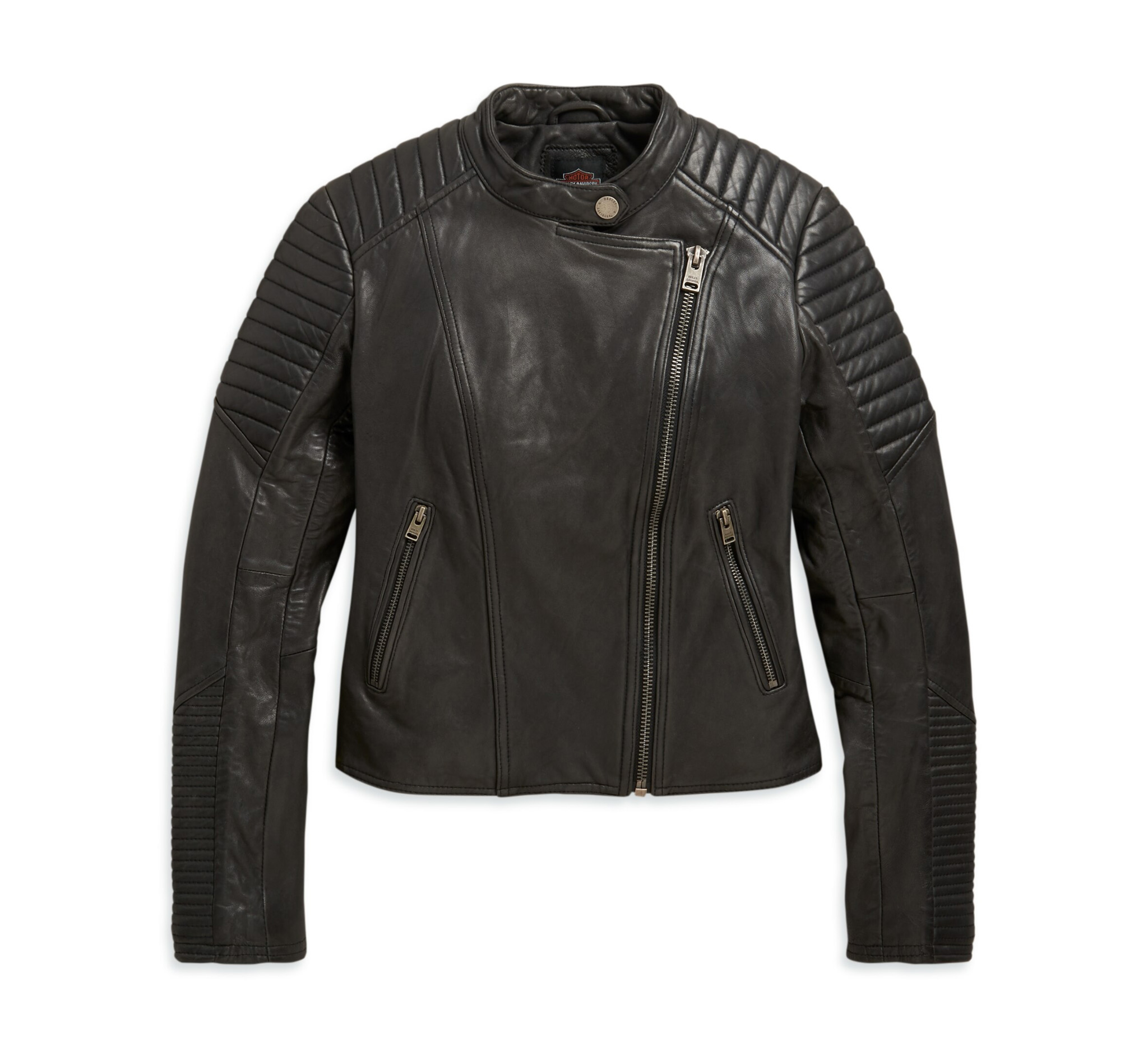 Women's Leather Biker Slim Fit Jacket - 98608-20VW | Harley-Davidson USA