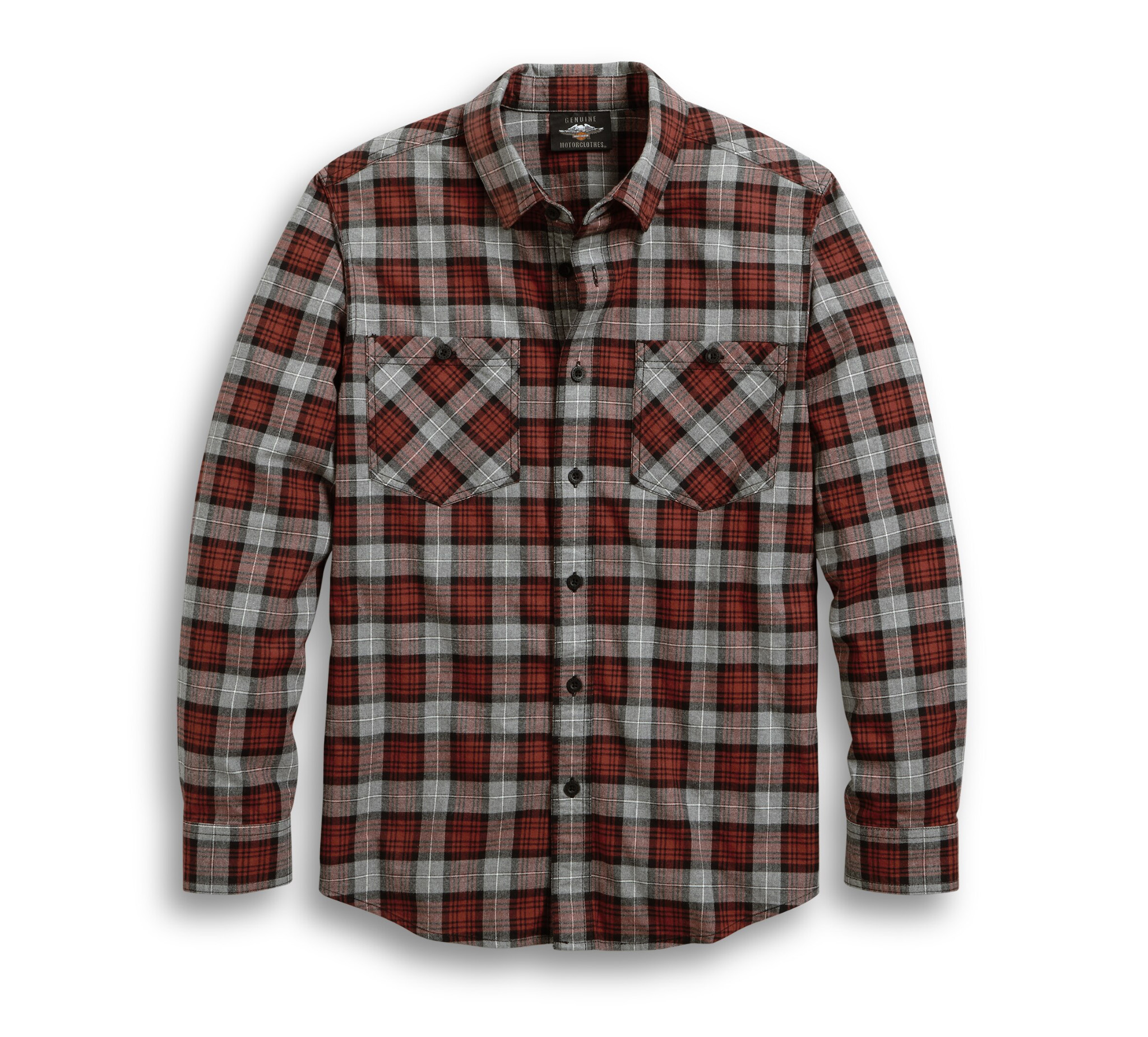 Men's Shoulder Graphic Plaid Shirt - Tall | Harley-Davidson USA