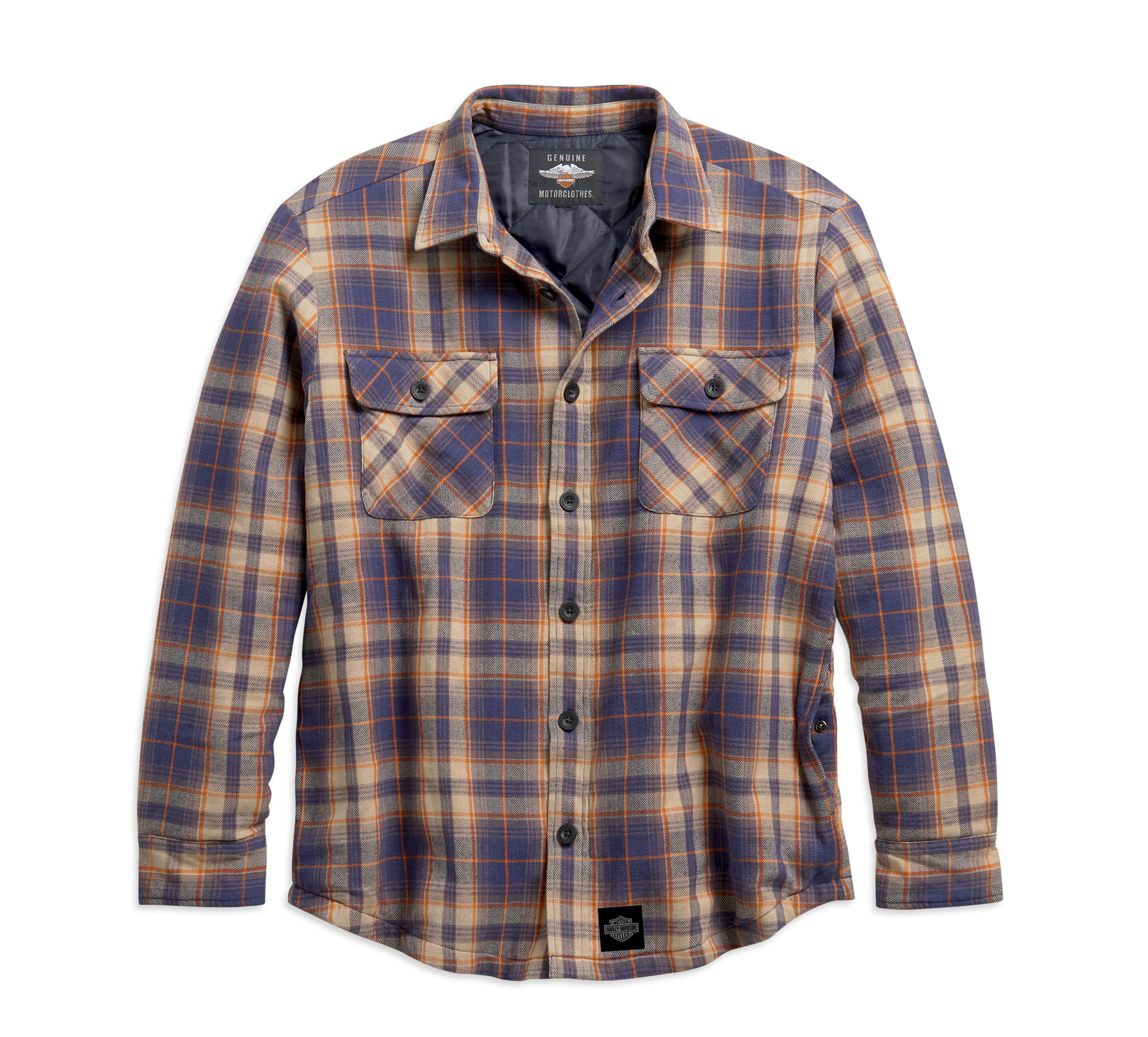 Men's Quilted Lining Plaid Shirt Jacket - Slim Fit | Harley-Davidson USA