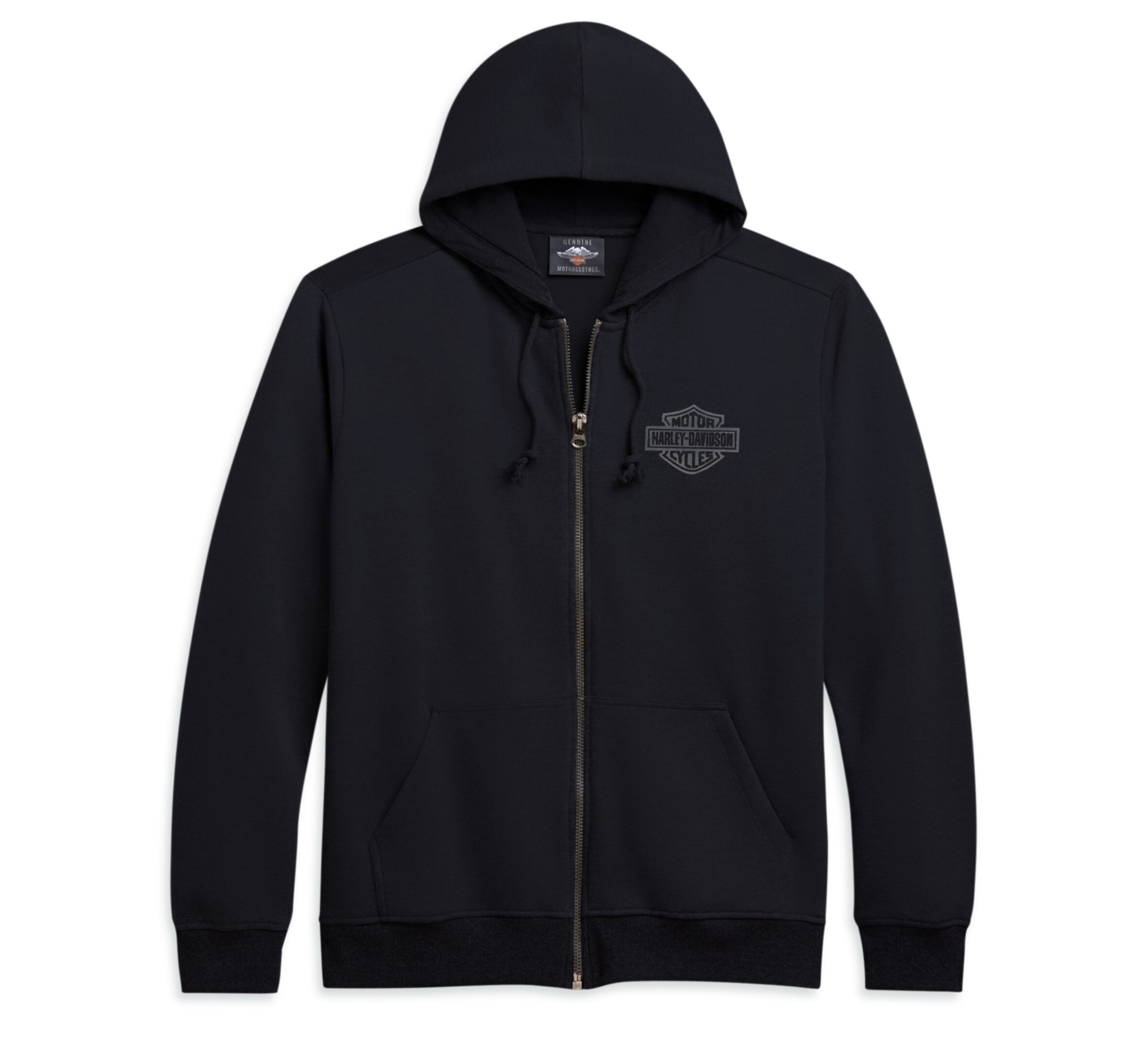 Men s Classic Logo Zip Hoodie Harley Davidson LU