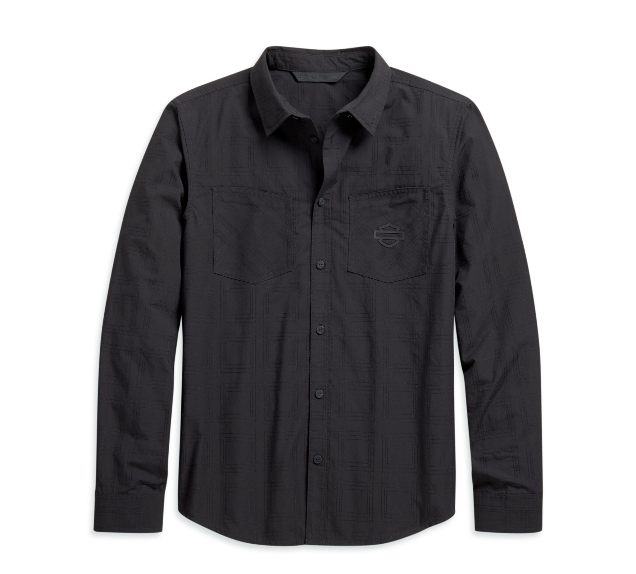 Men's Textured Woven Shirt - Slim Fit | Harley-Davidson Australia