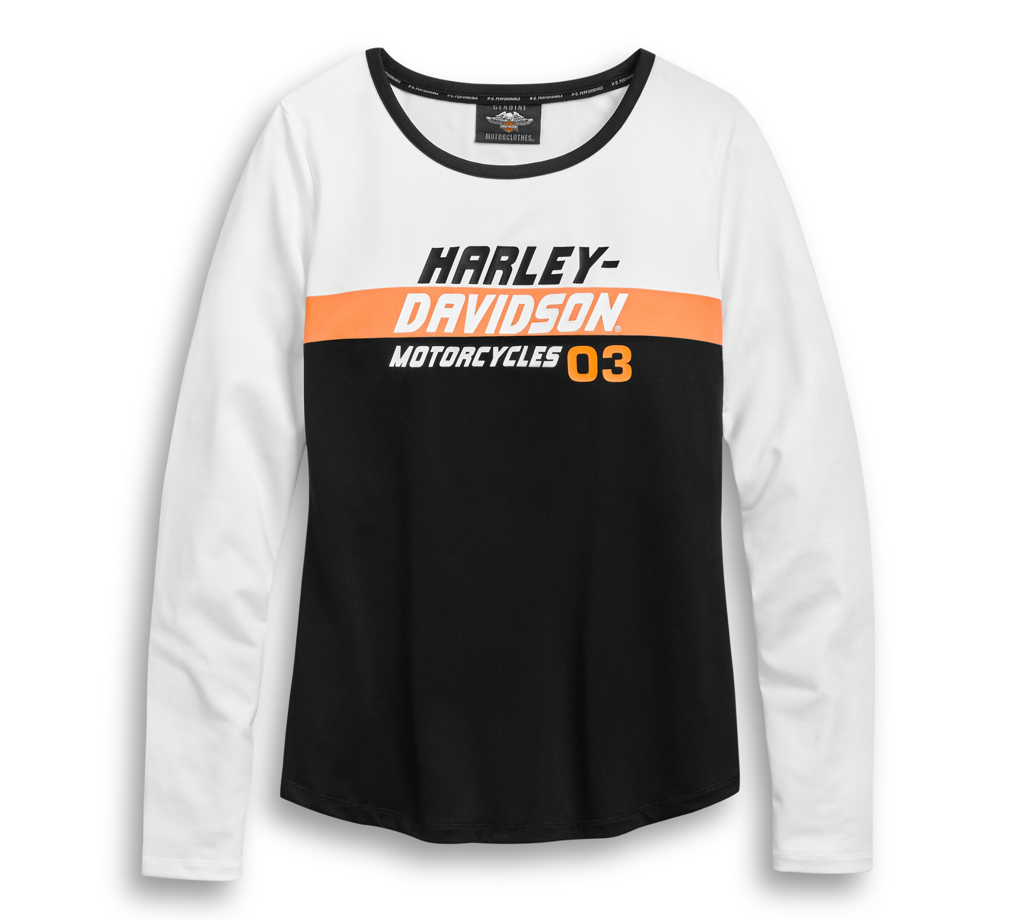 Womens Performance Wicking Colorblock Tee Harley Davidson Nz 