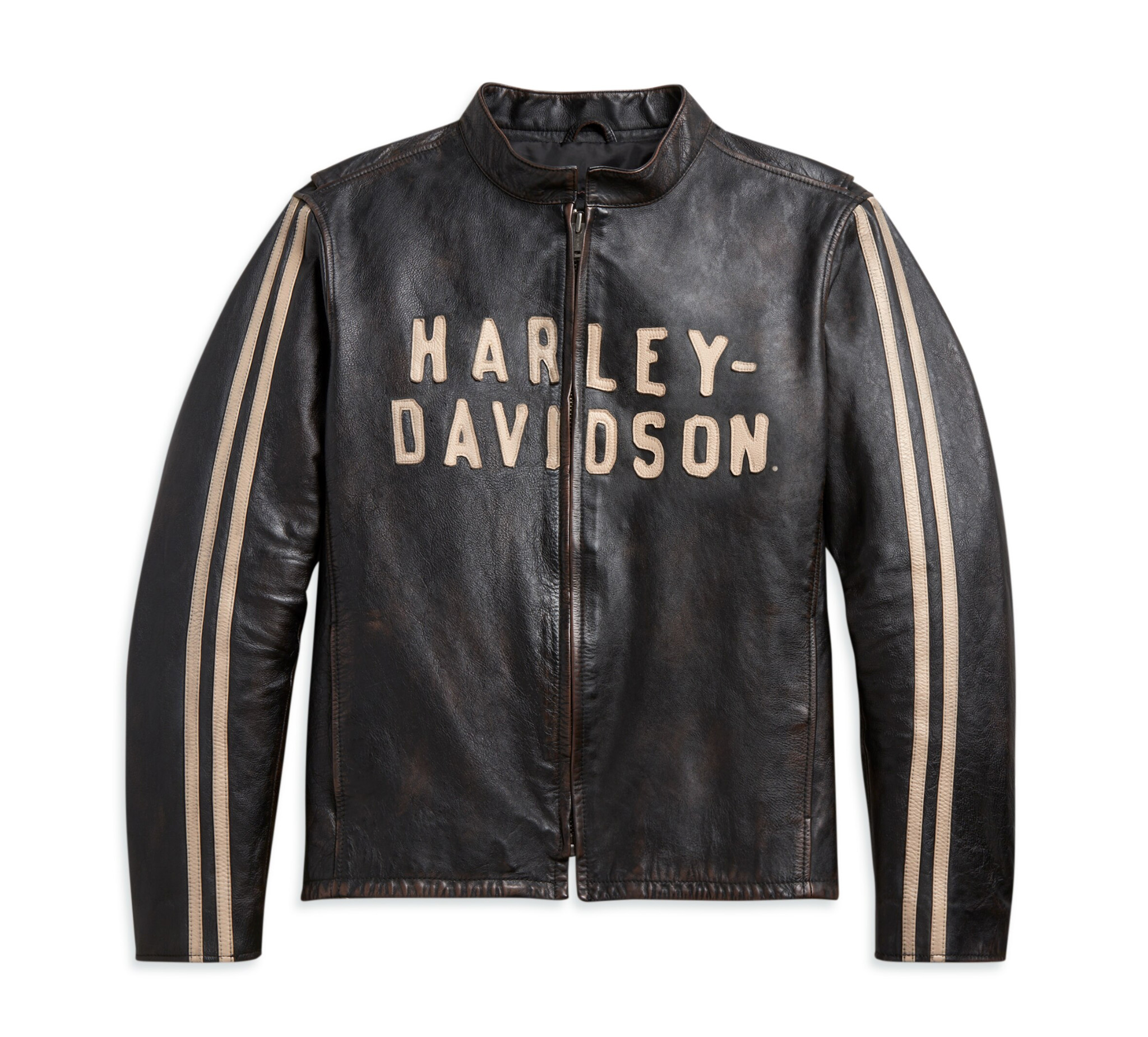 Men's Sleeve Stripe Leather Jacket | Harley-Davidson TW