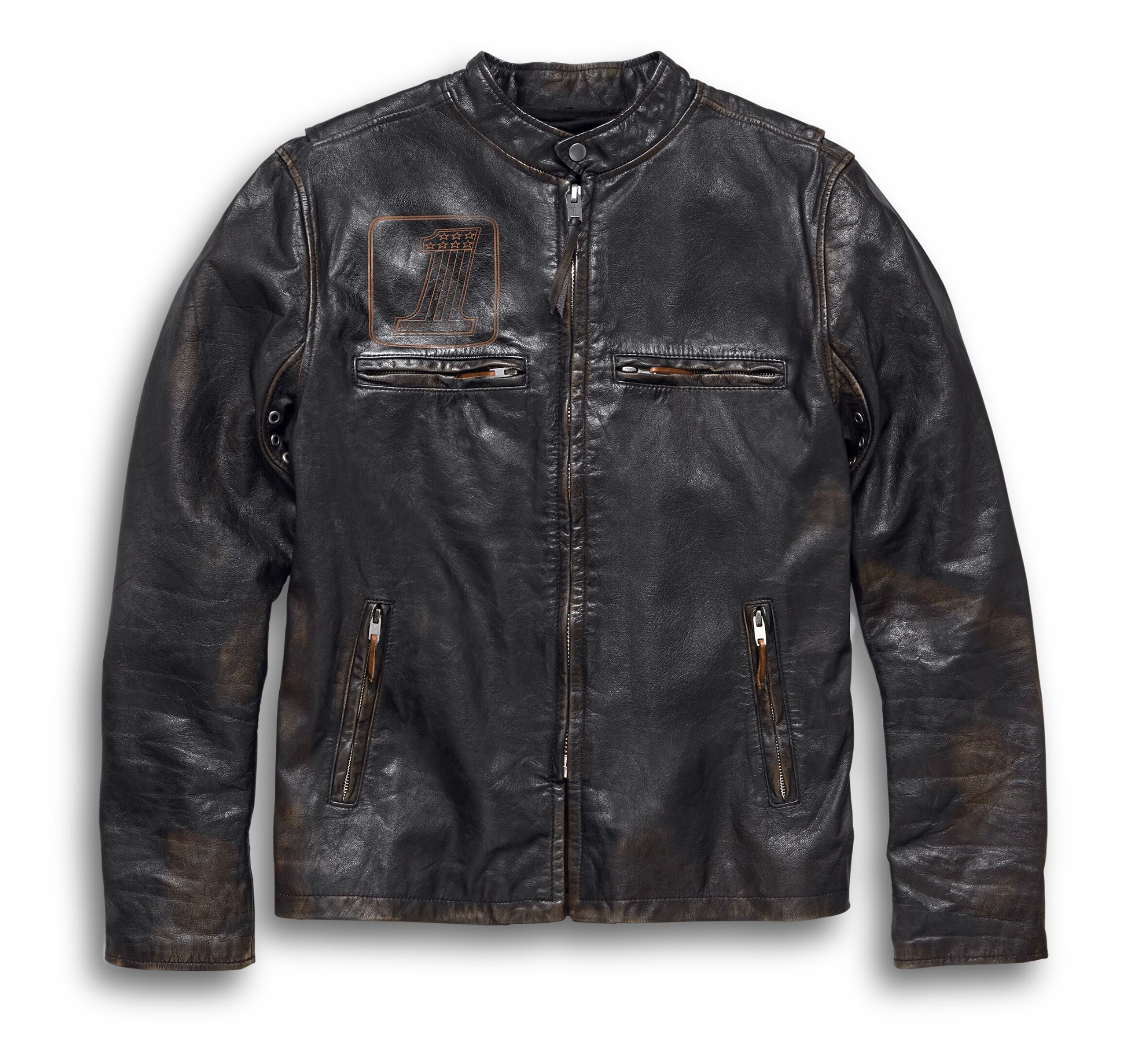 Men's Speed Distressed Leather Jacket | Harley-Davidson USA