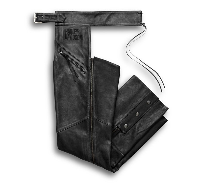 Men's Distressed Leather Chaps - Tall 1