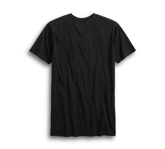 Slim Fit T-shirt - Black - Men