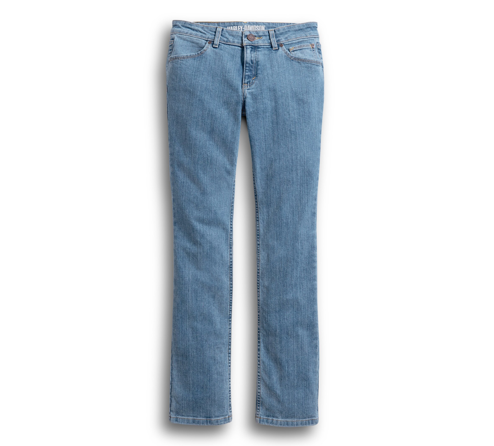 Women's Straight Leg Mid-Rise Jeans - Tall | Harley-Davidson USA