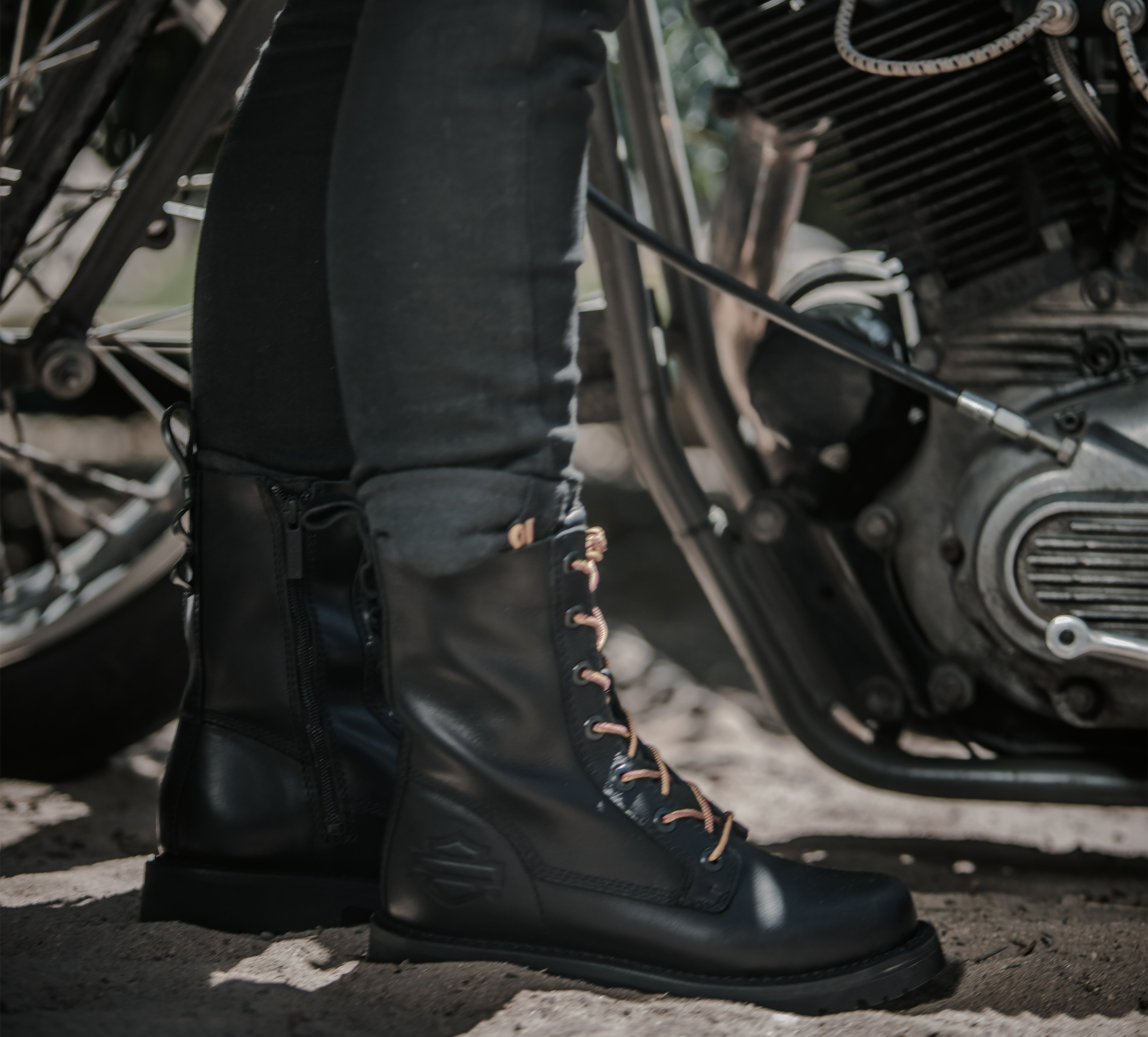 harley davidson riding boots womens